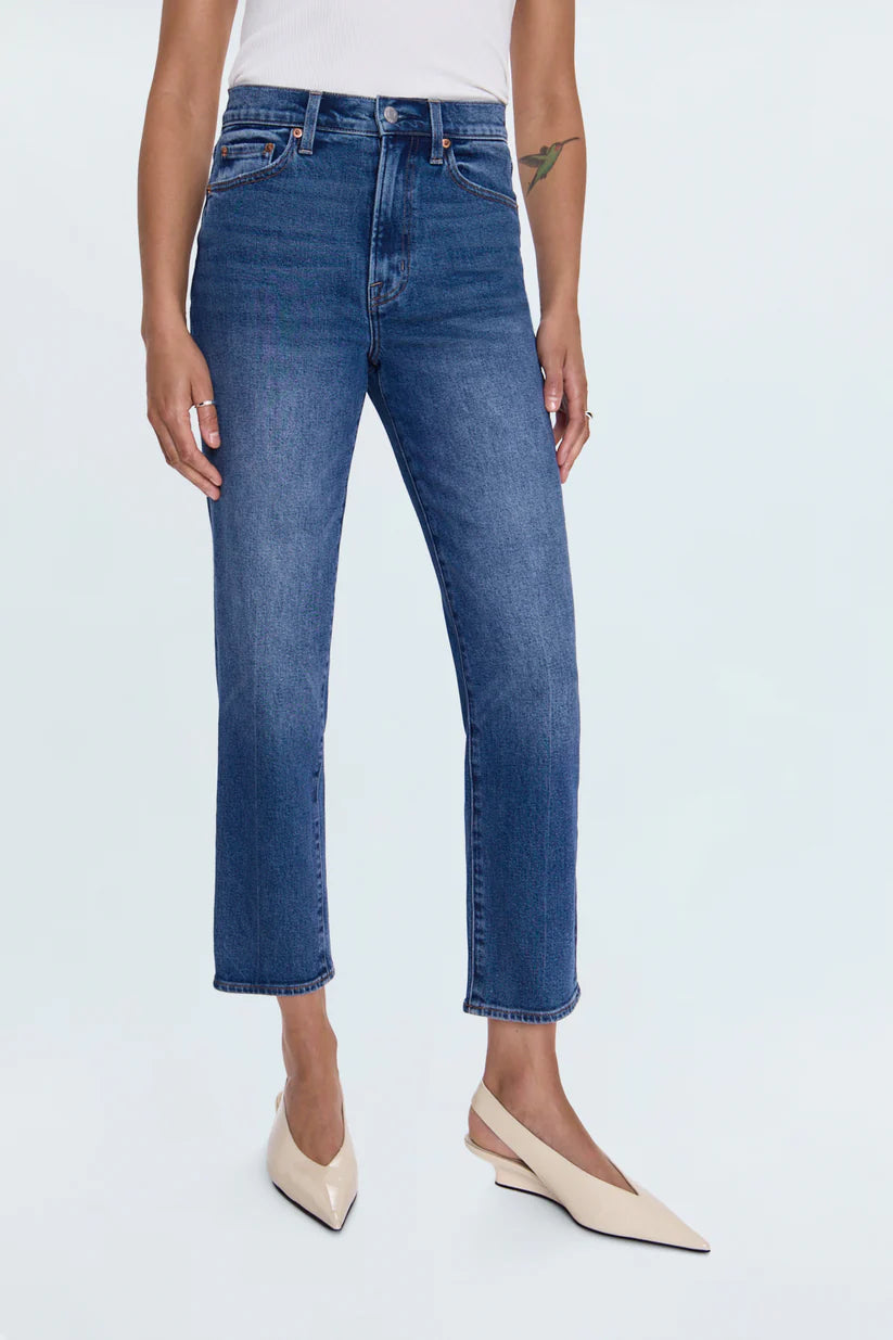 Charlie High Rise Classic Straight Jean