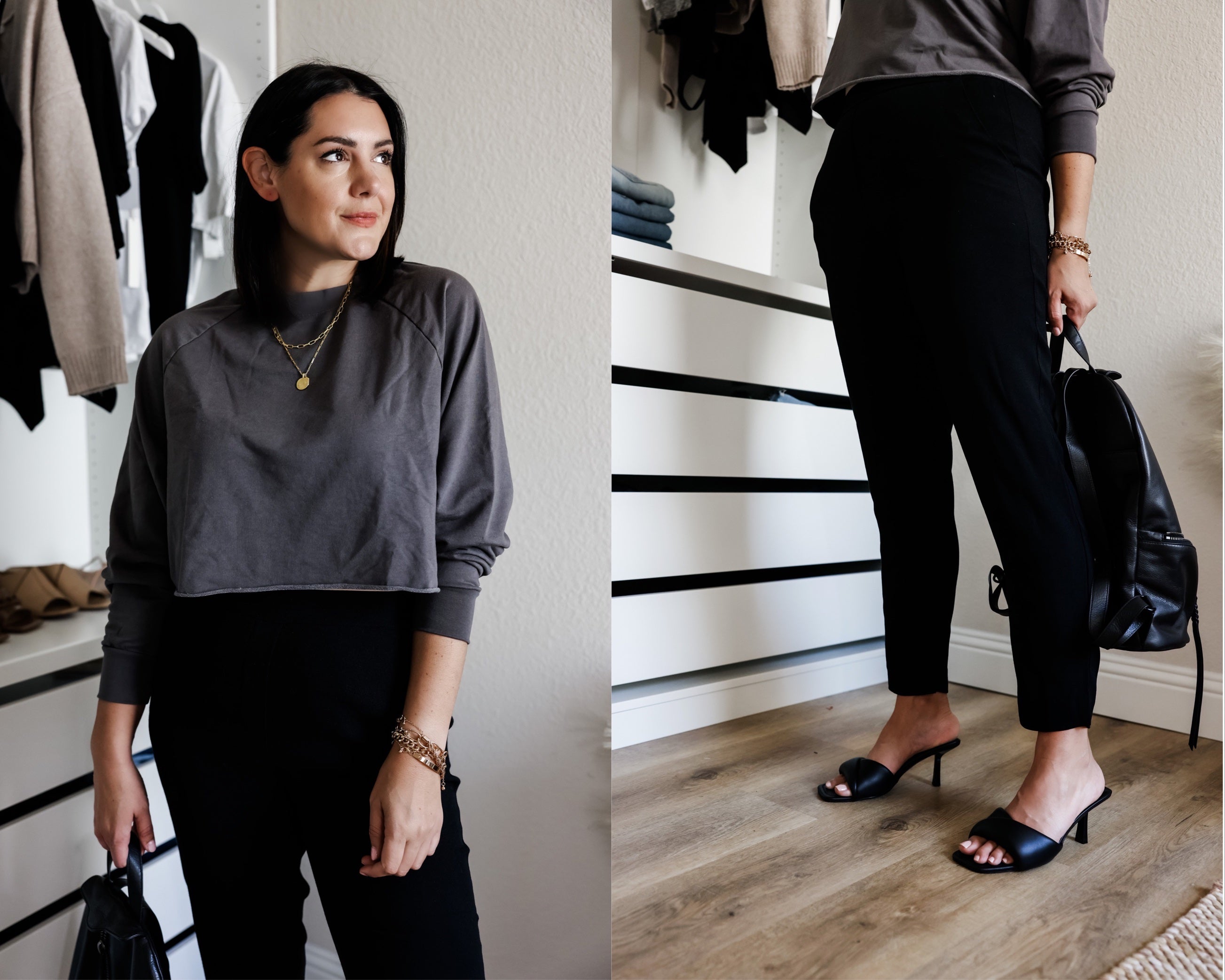 Crop Crewneck Sweatshirt