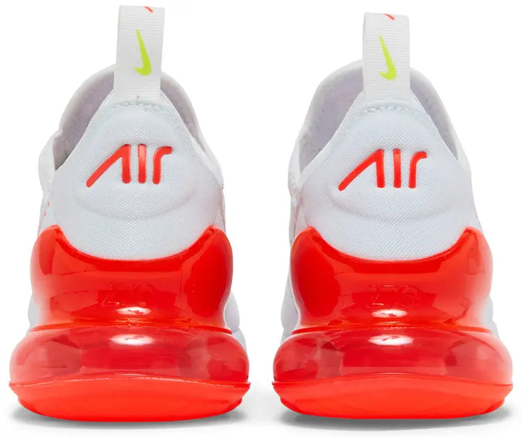 Air Max 270 White Bright Crimson Volt