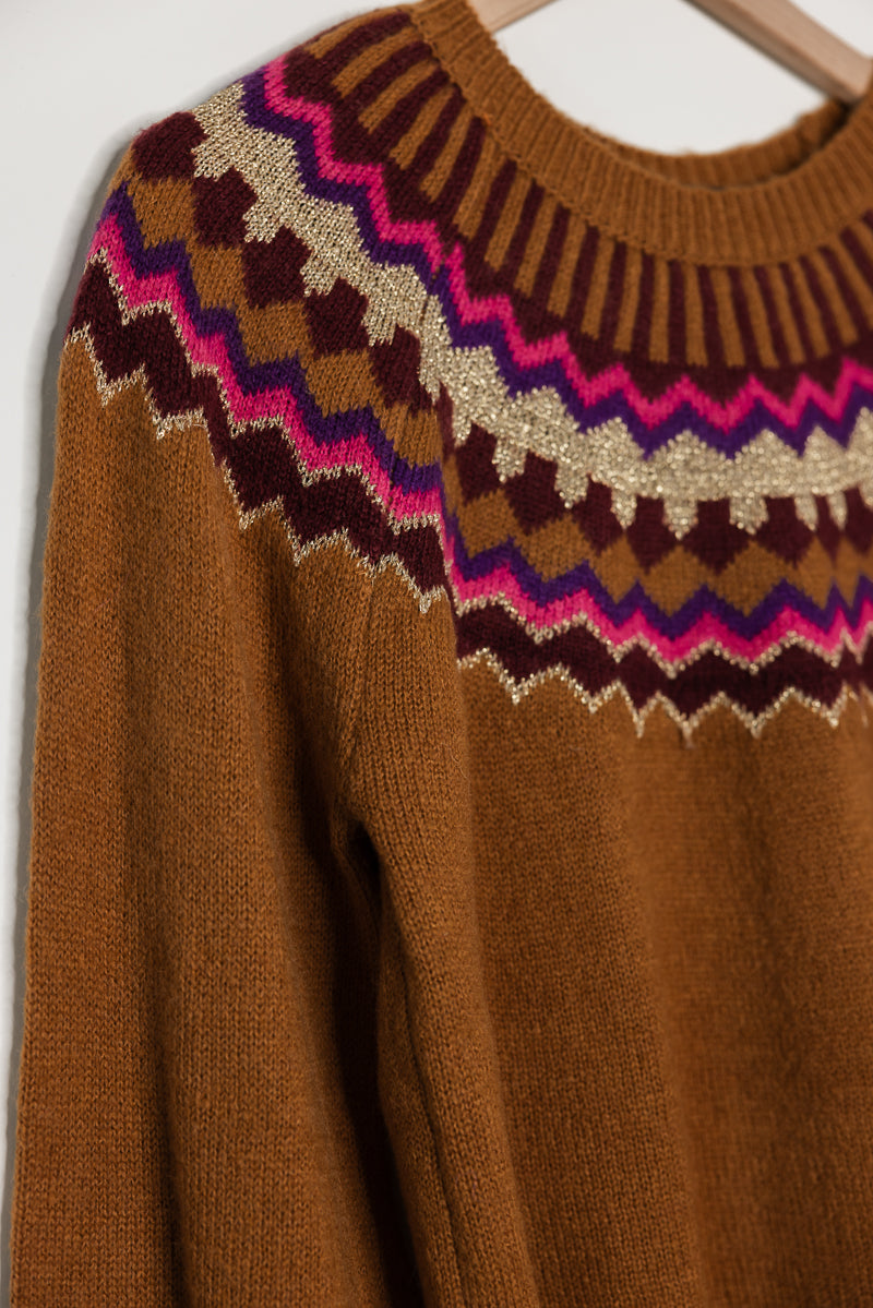 Scalloped Neck Sweater