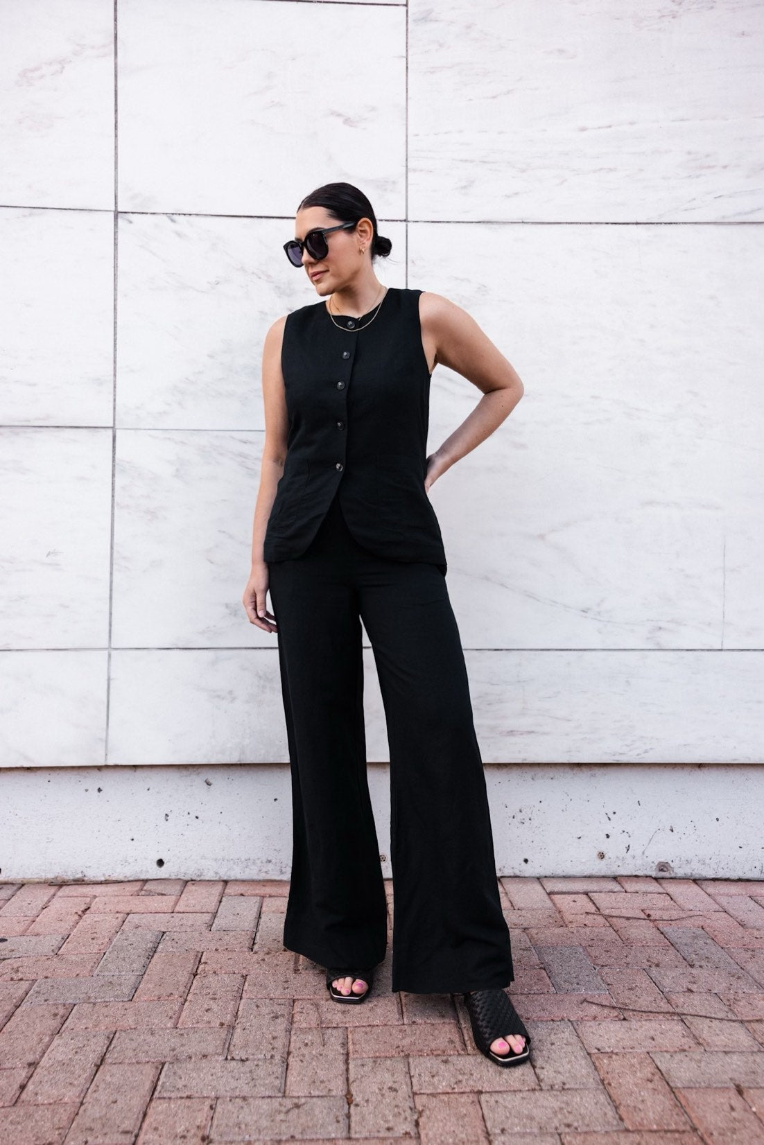 Linen Pants Set