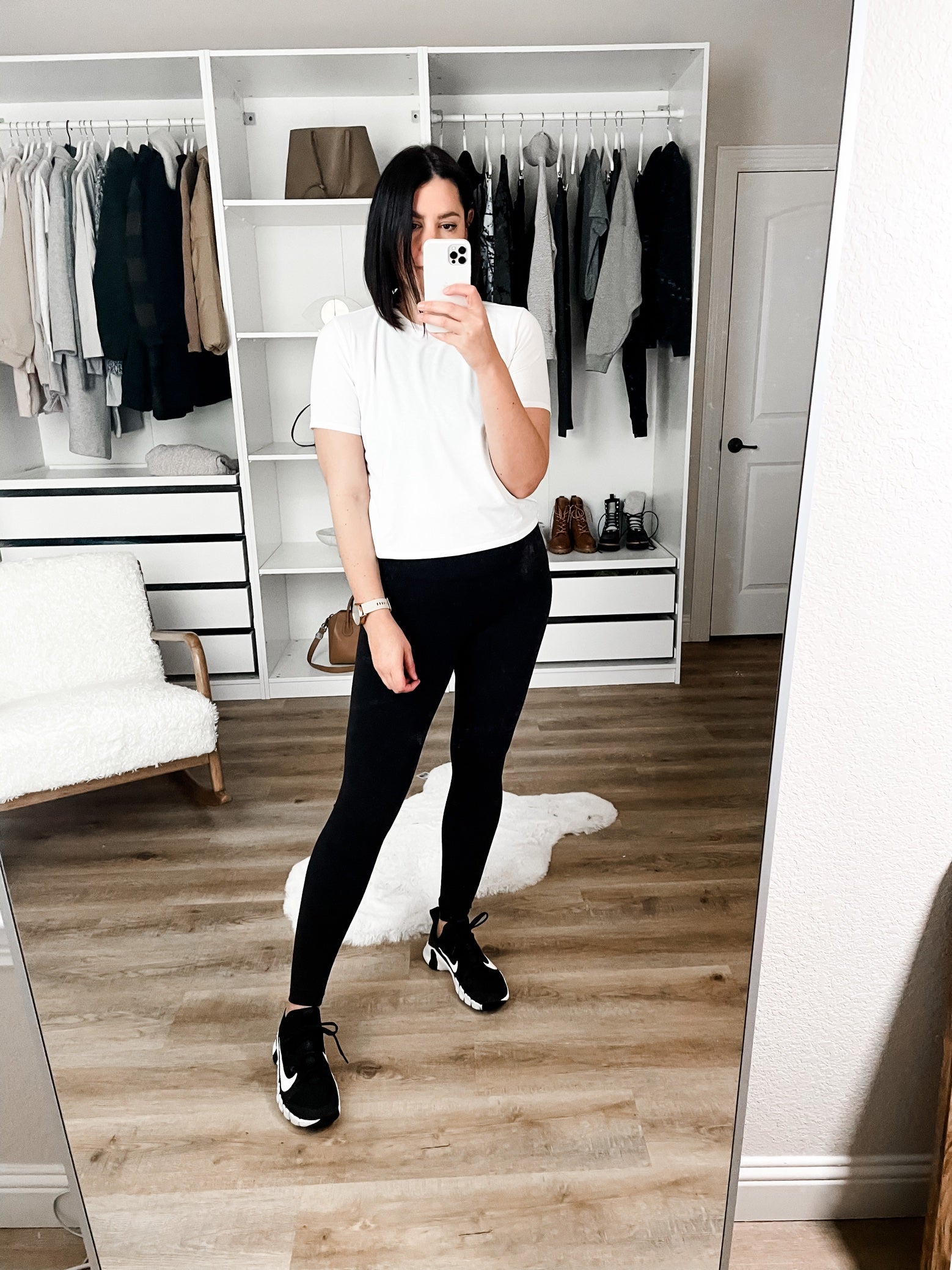 Ready Set Short Sleeve Top in white