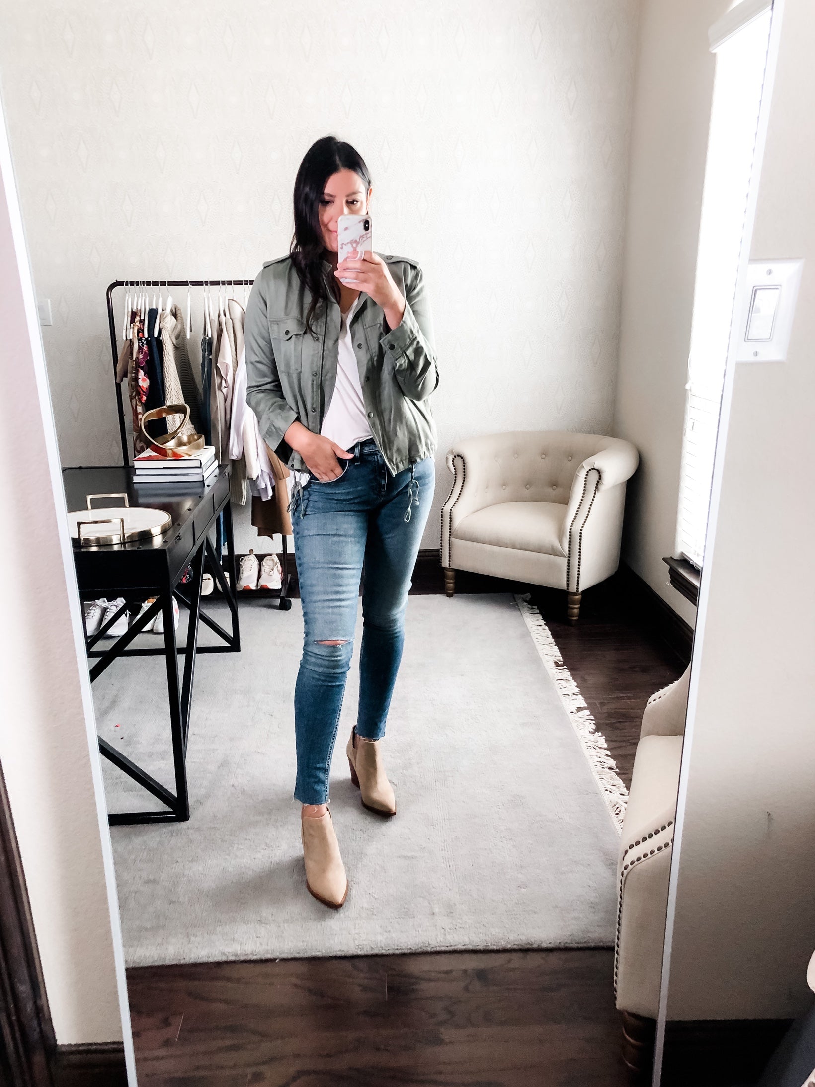 Gradina Block Heel Bootie