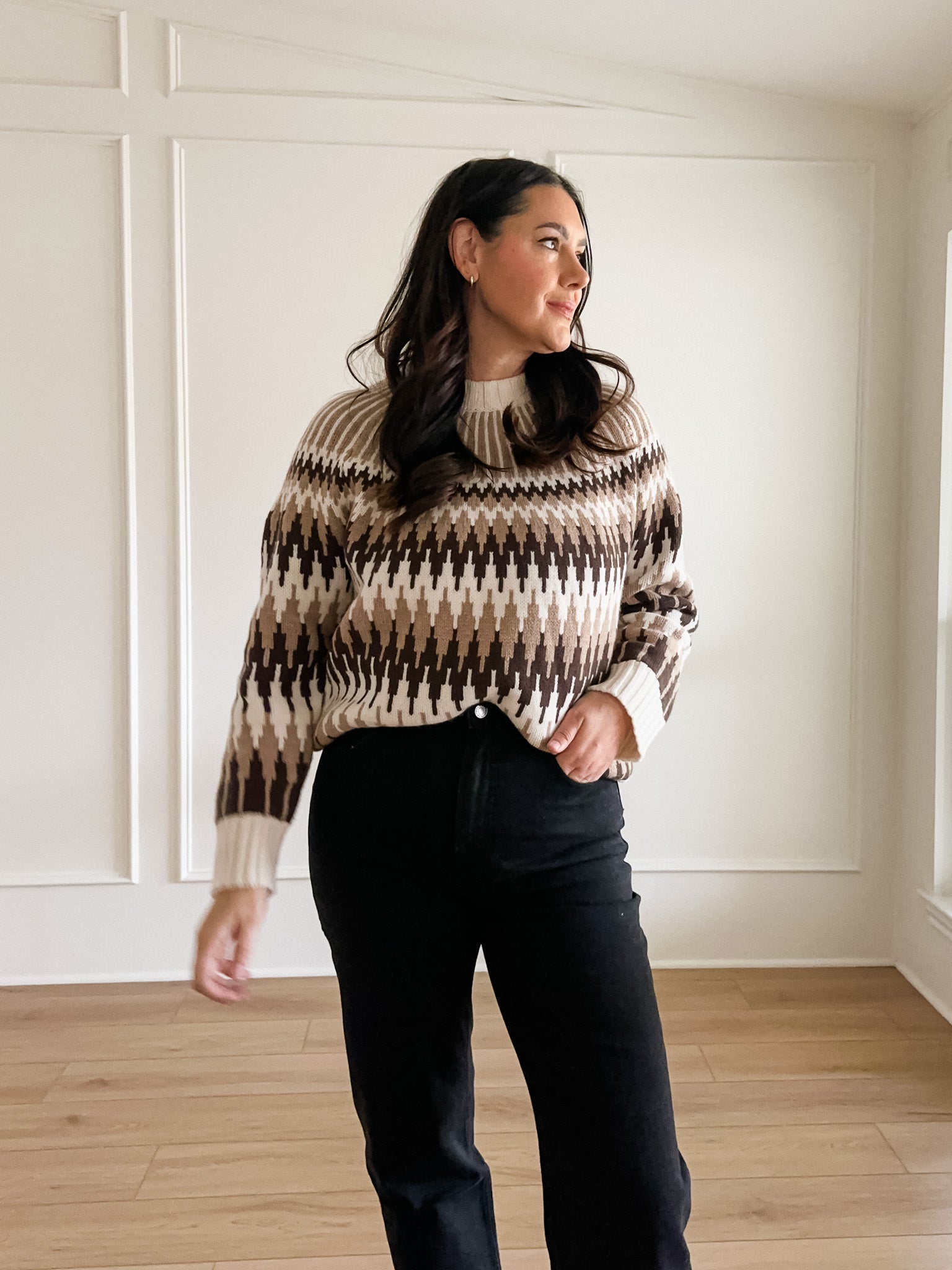 Fair Isle Crew Sweater