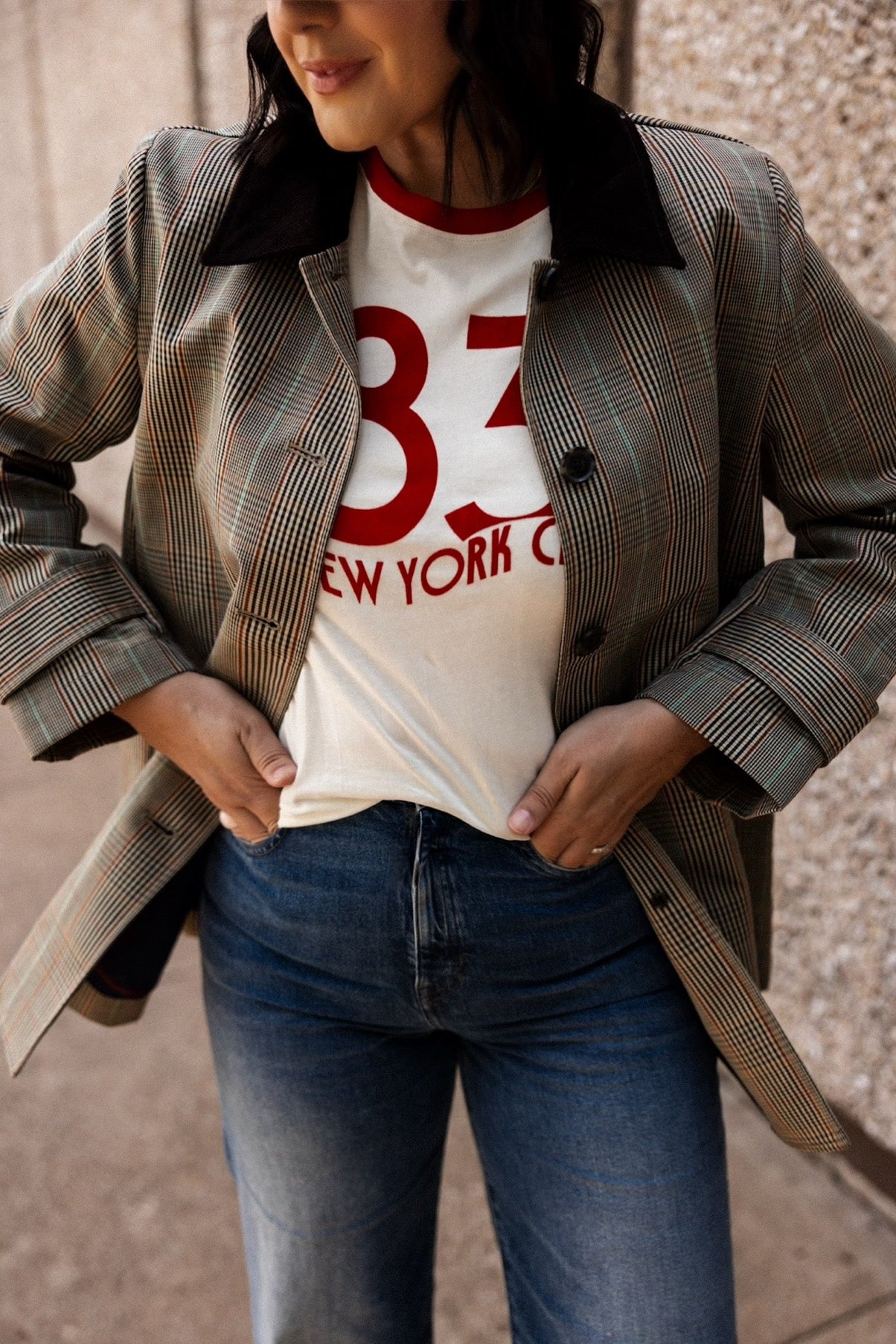 Shrunken-fit New York 83 graphic T-shirt