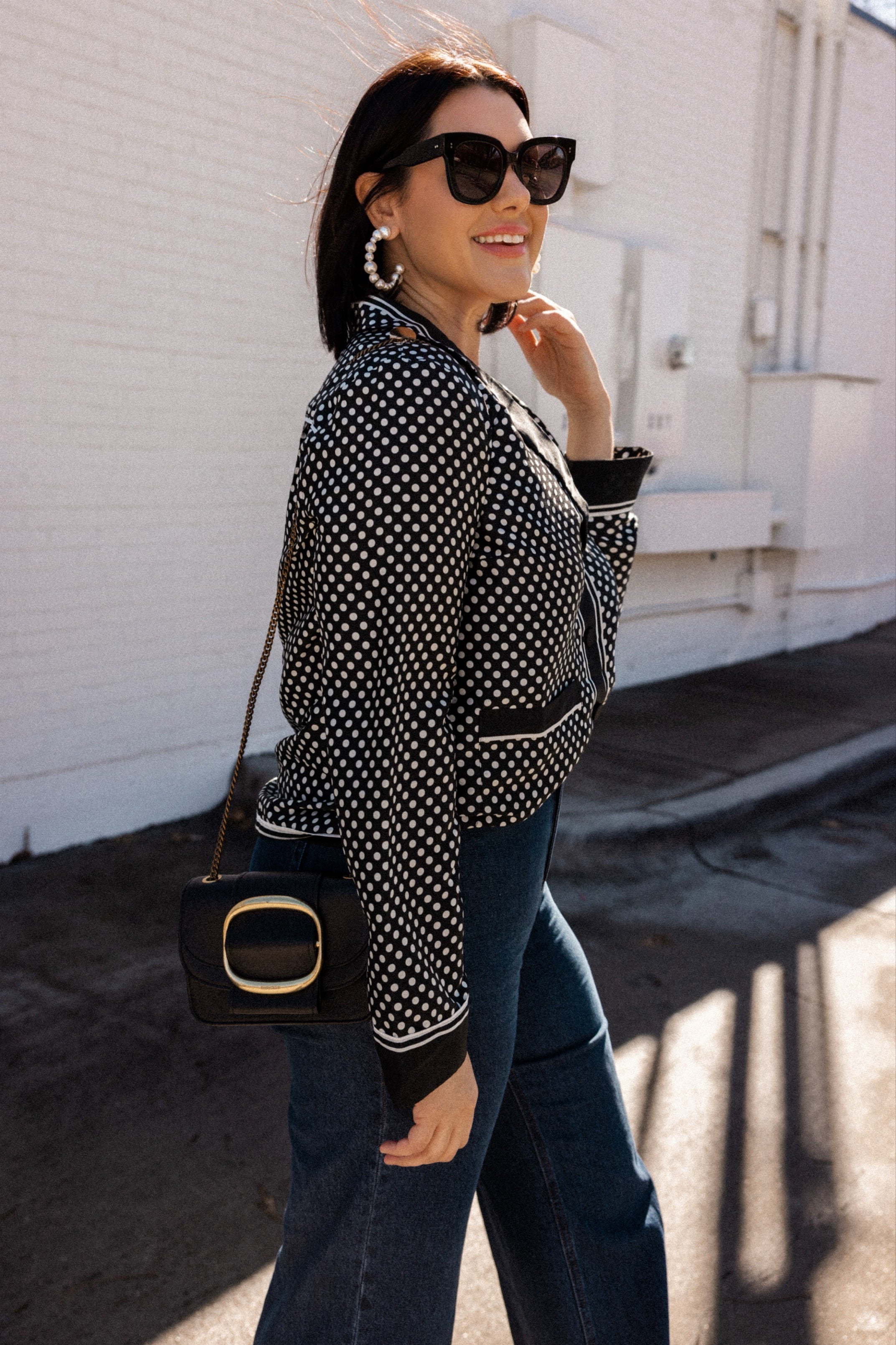 Marie Marot X J.Crew drapey twill shirt