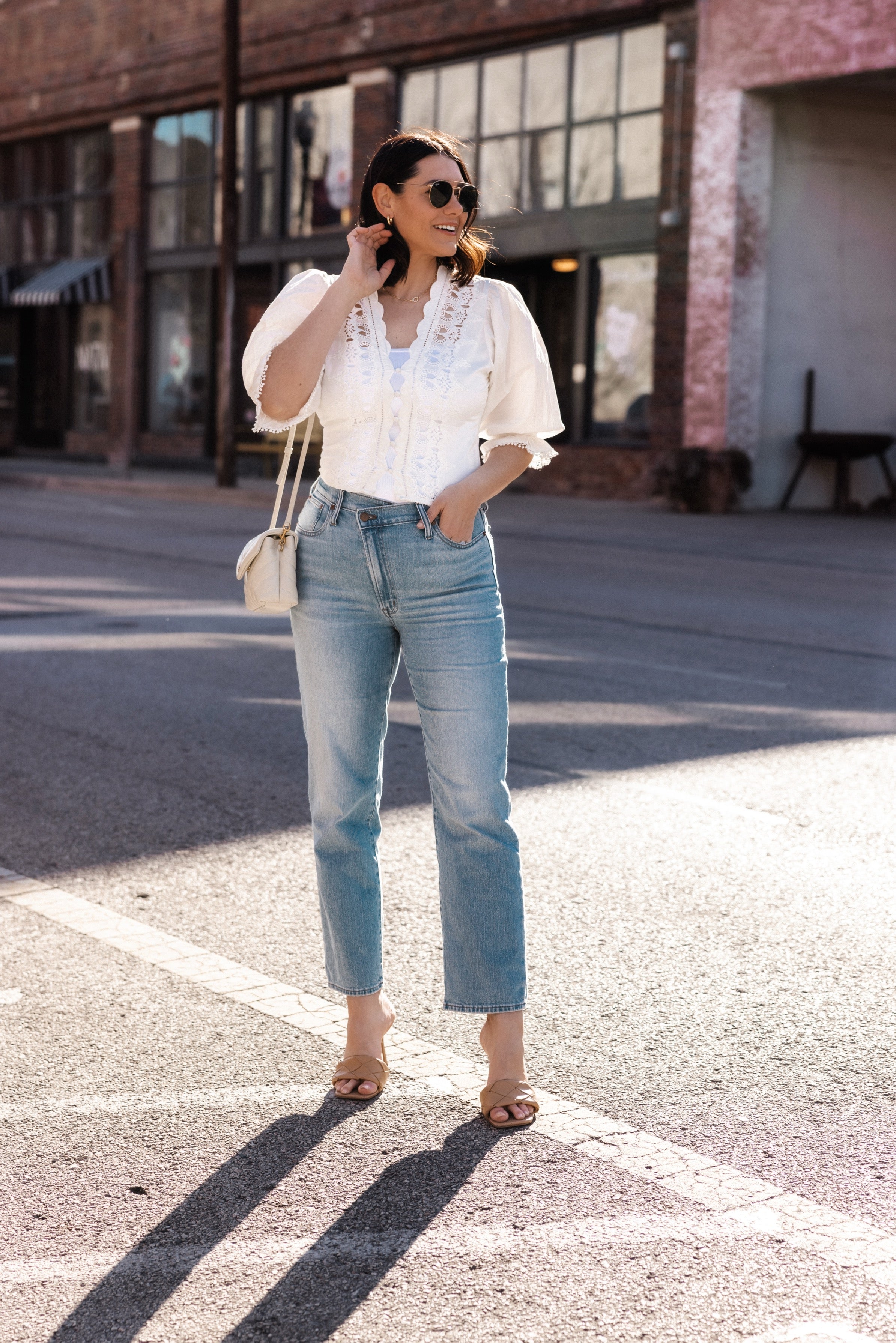 The Perfect Vintage Straight Jean in Rondeau Wash