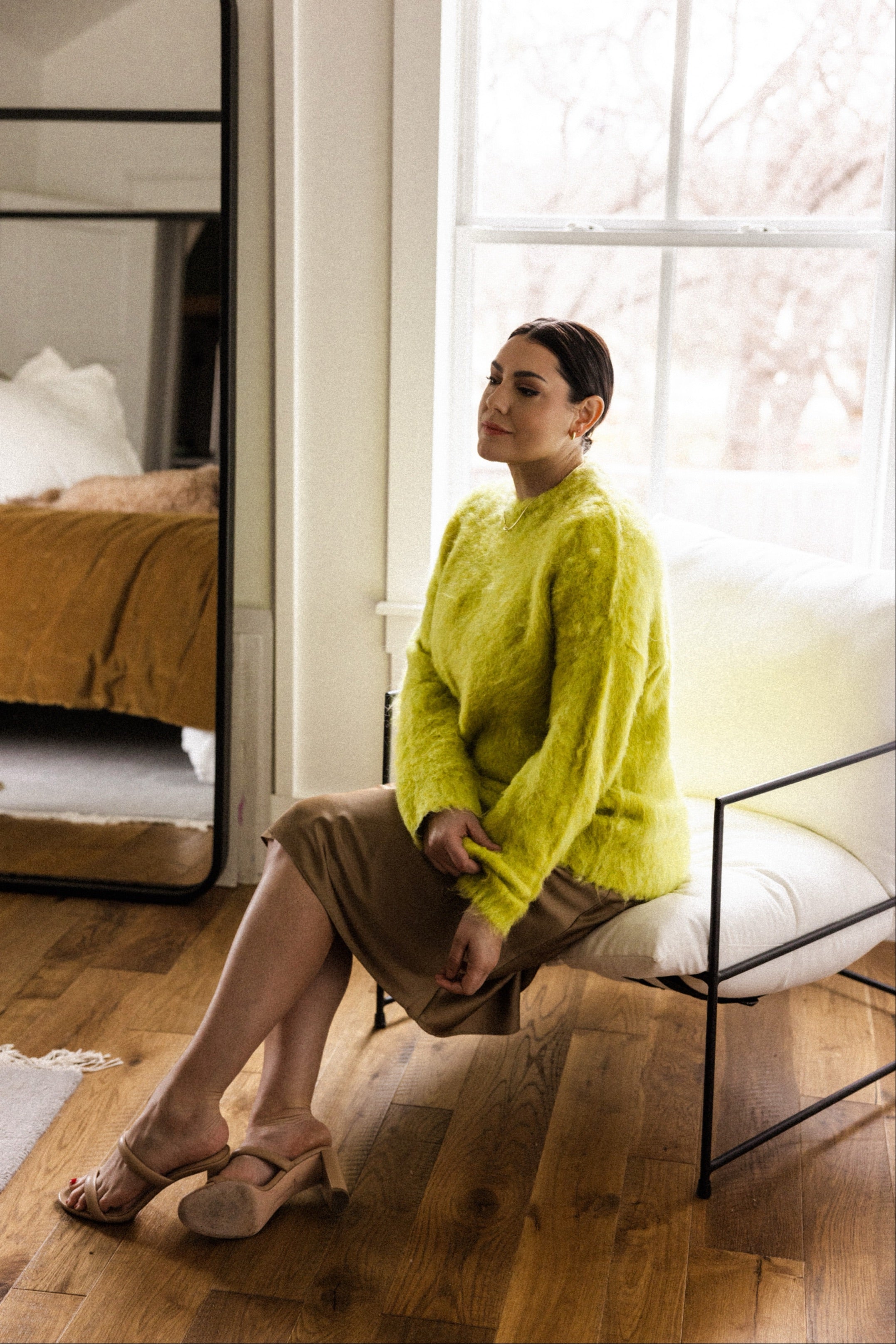 Brushed Pullover Sweater