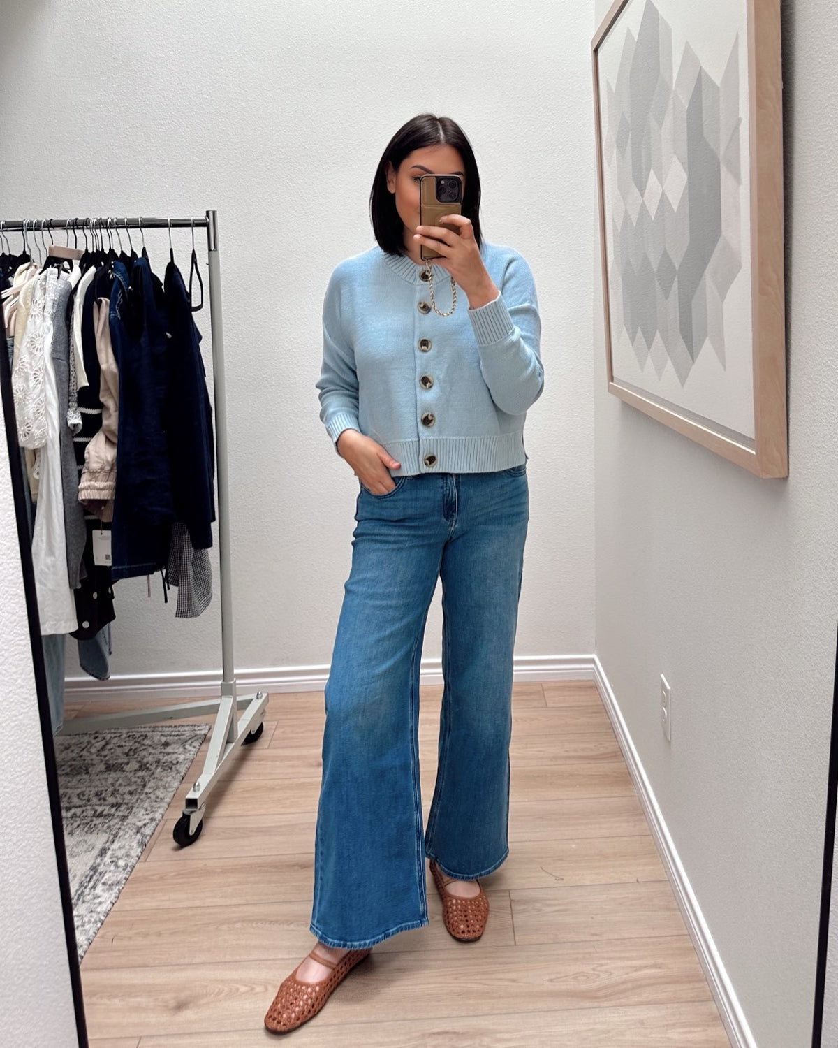 100% Organic Cotton Cropped Cardigan