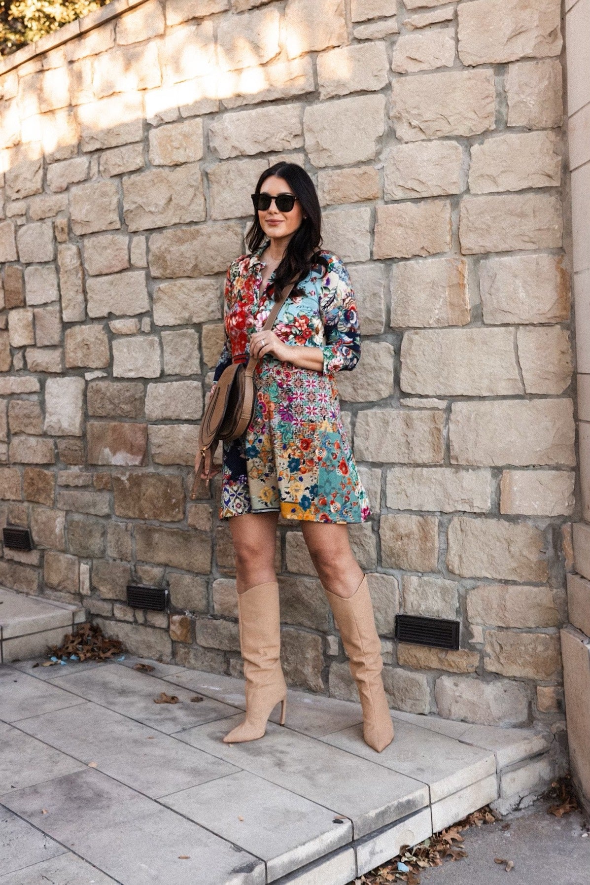 Maryana Nubuck Knee-High Boots