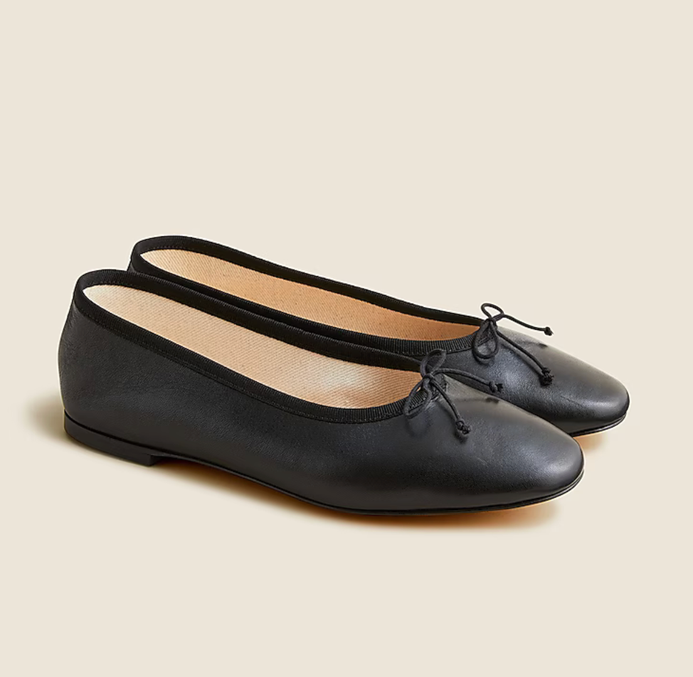 Zoe ballet flats in leather