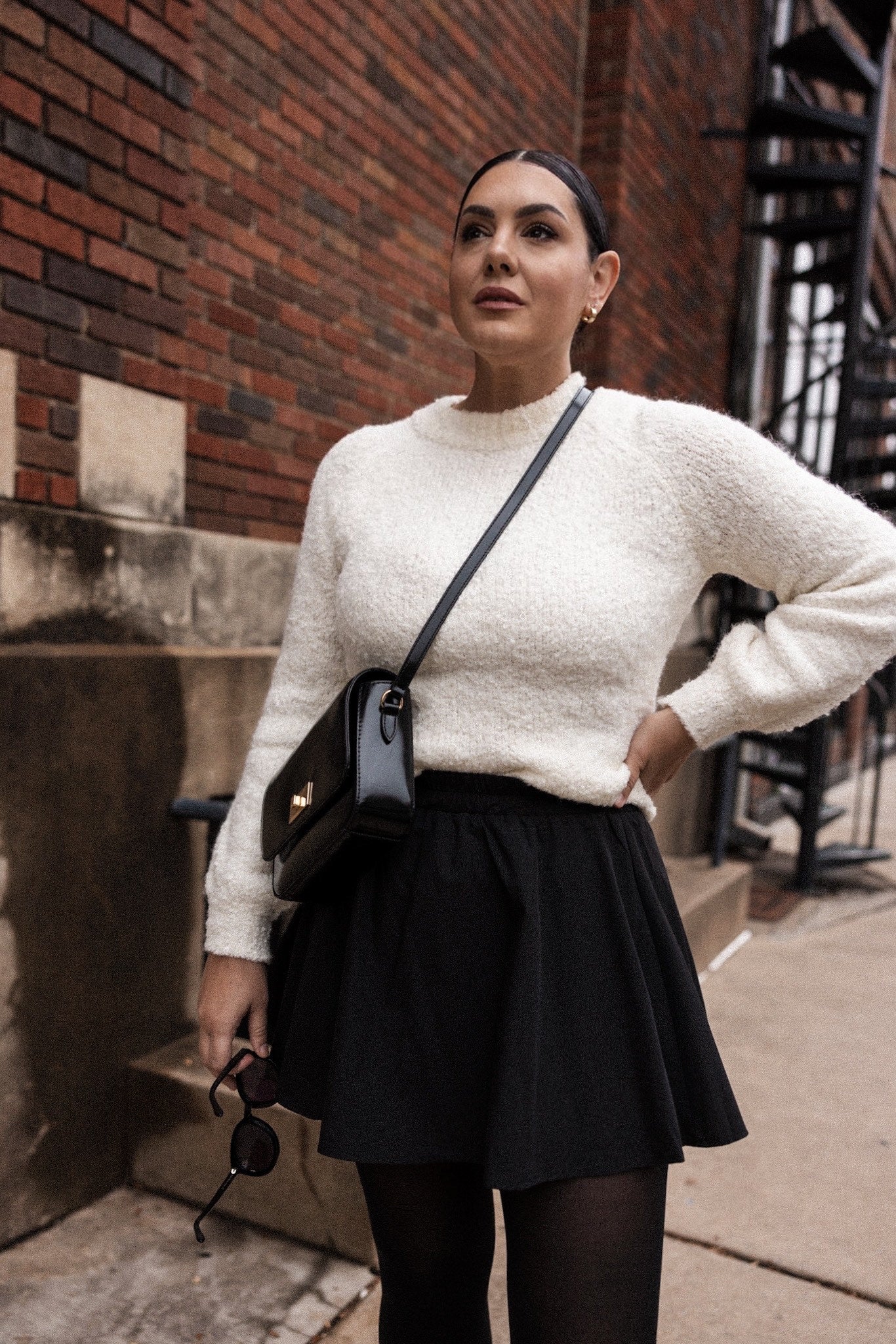 Poplin Mini Skirt