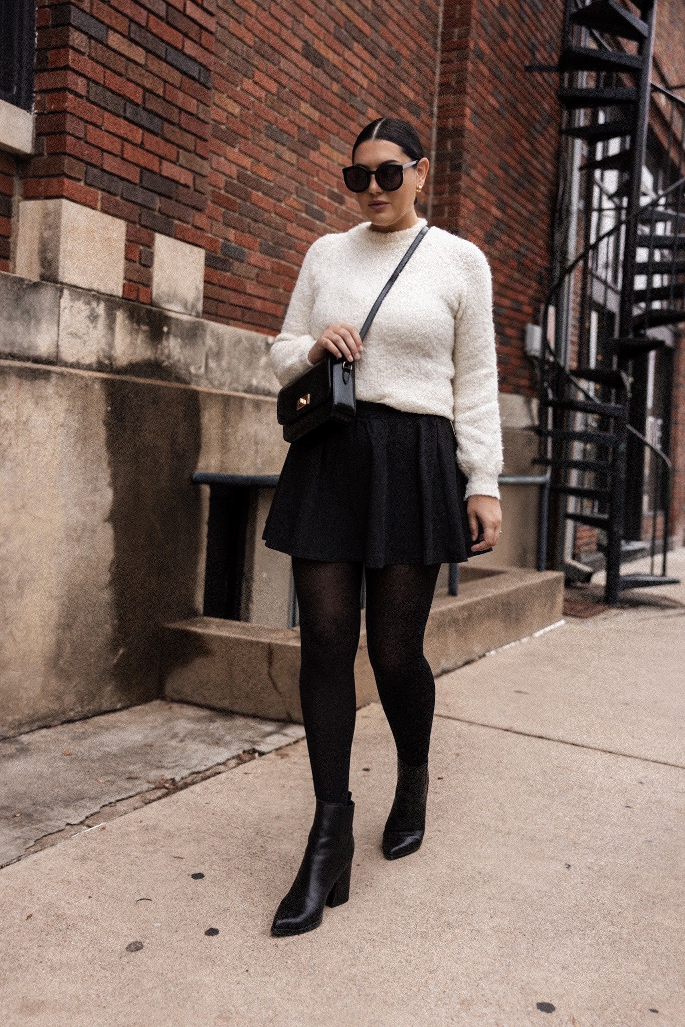 Poplin Mini Skirt