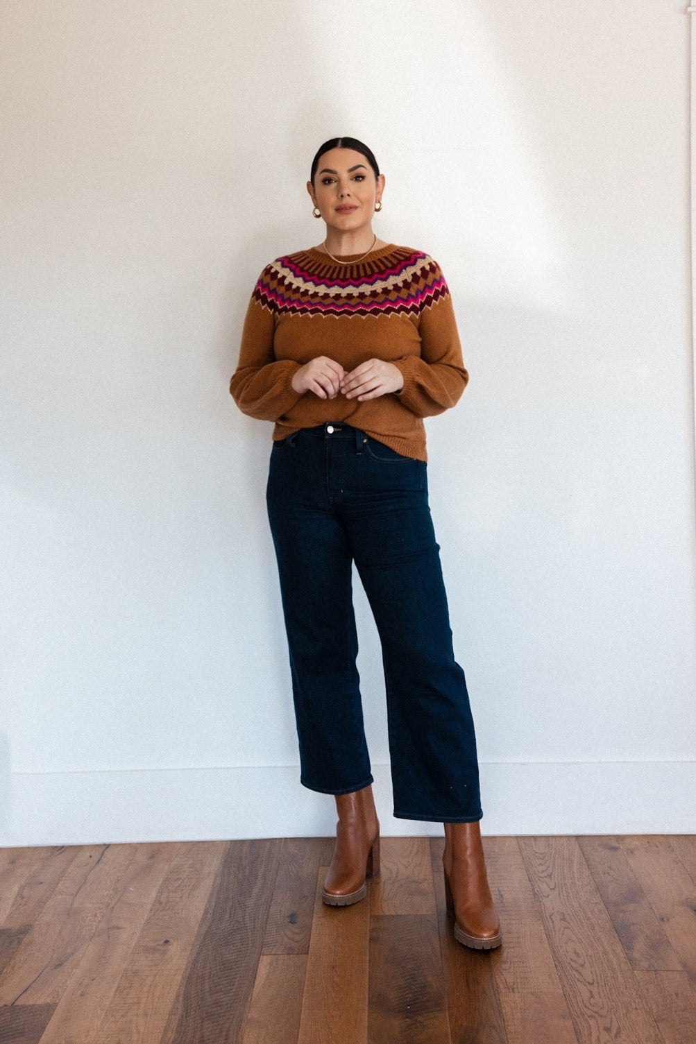 Scalloped Neck Sweater