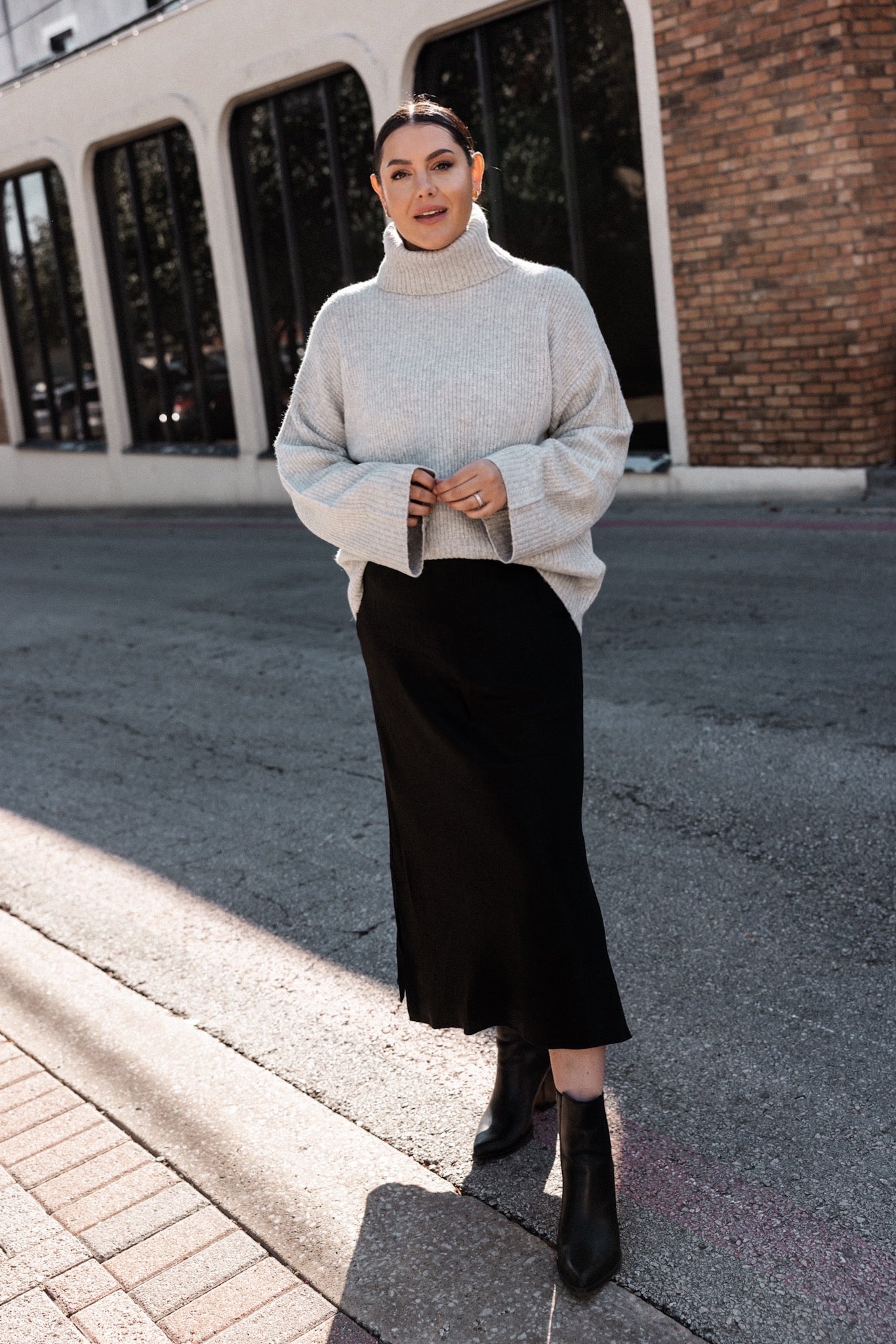 Oversized Turtleneck Pullover