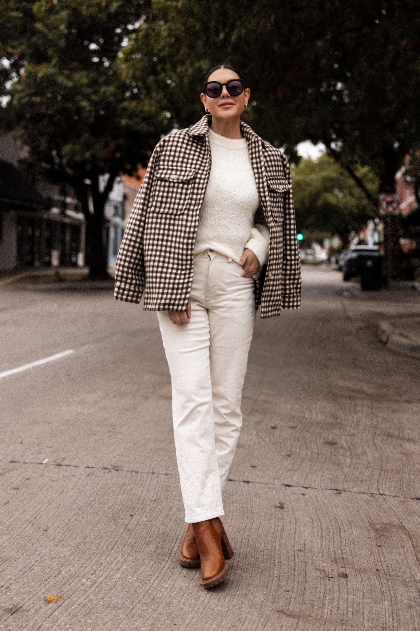 Plaid Overshirt Jacket