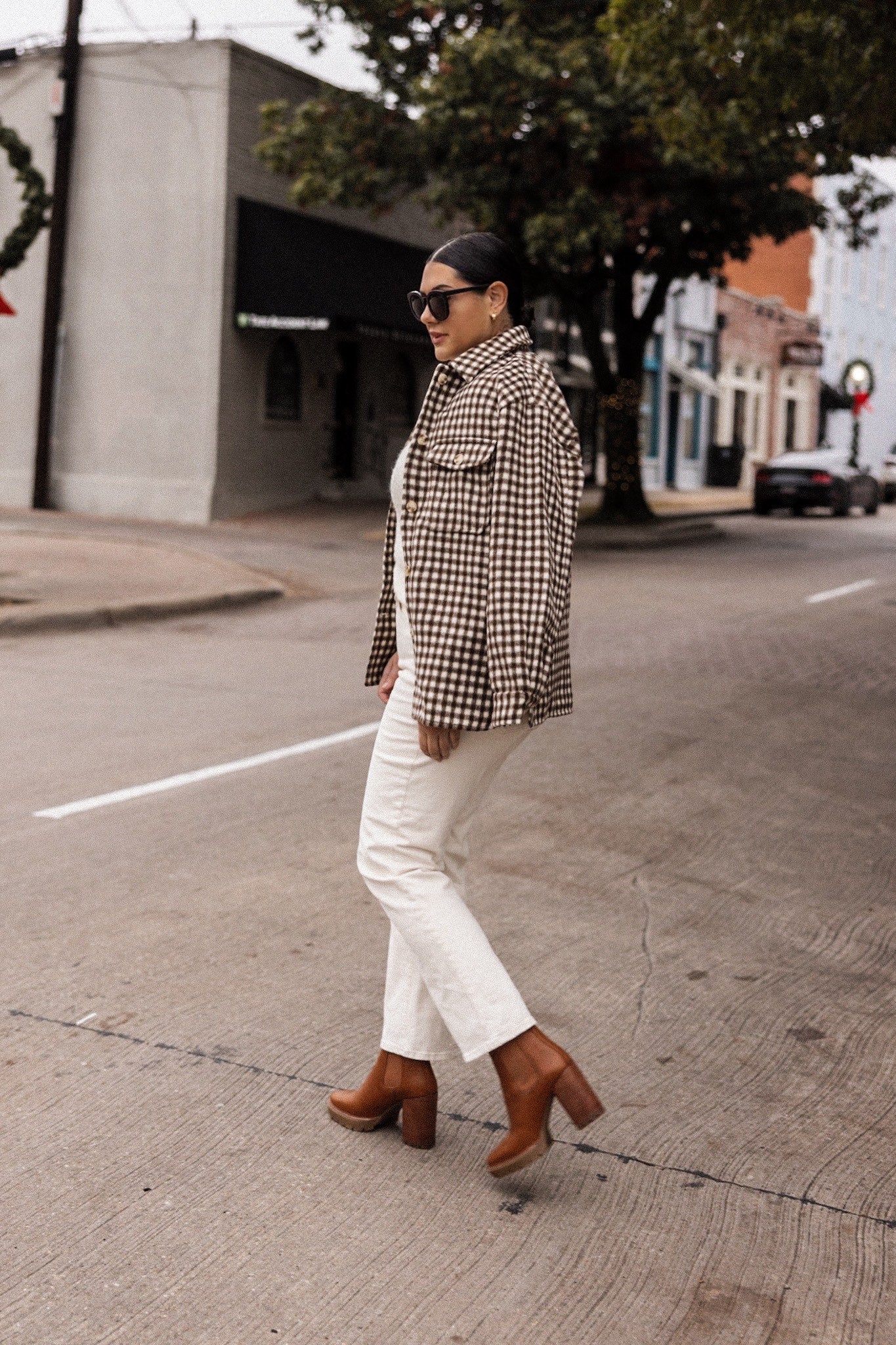 Plaid Overshirt Jacket