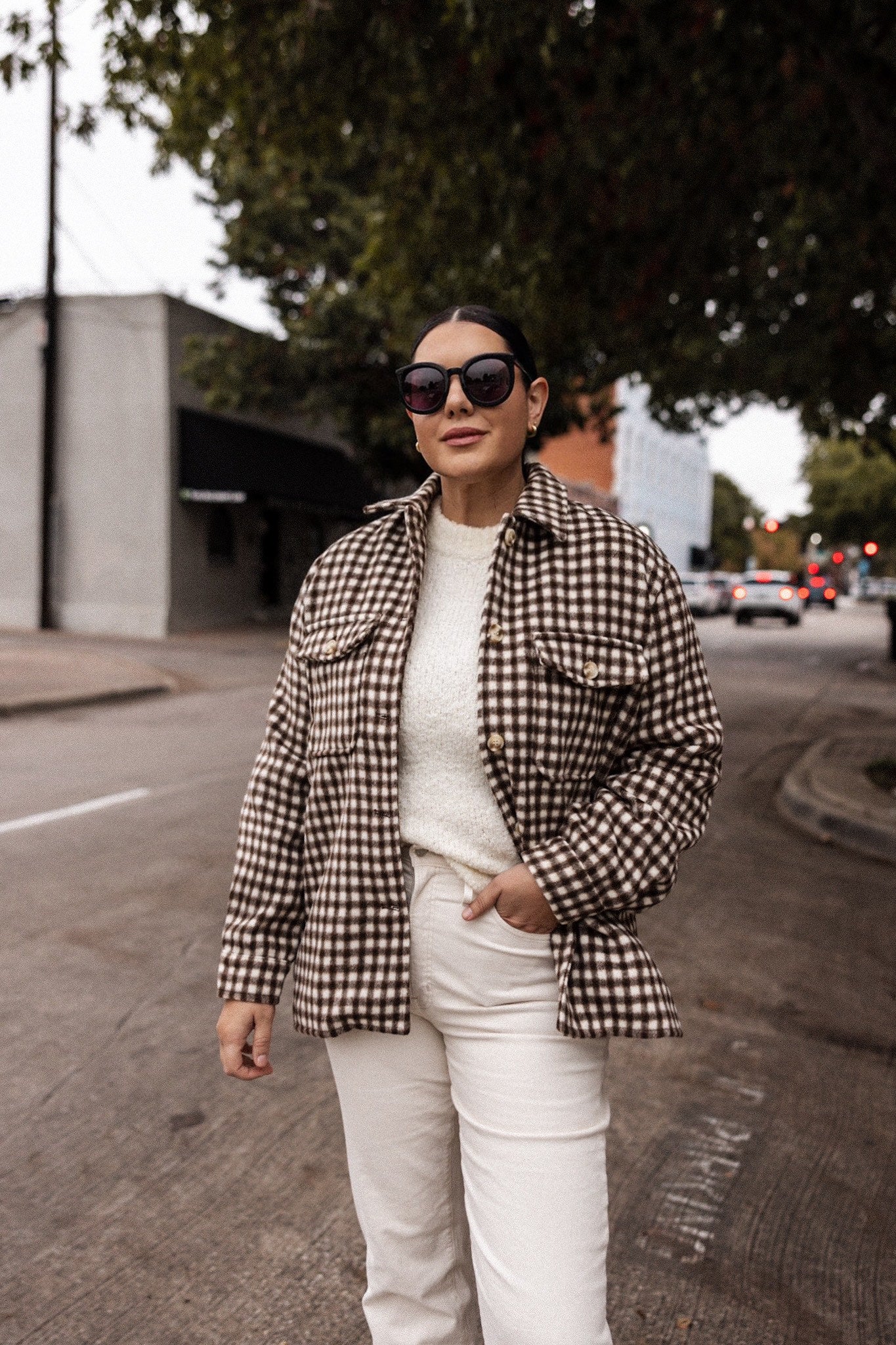 Plaid Overshirt Jacket
