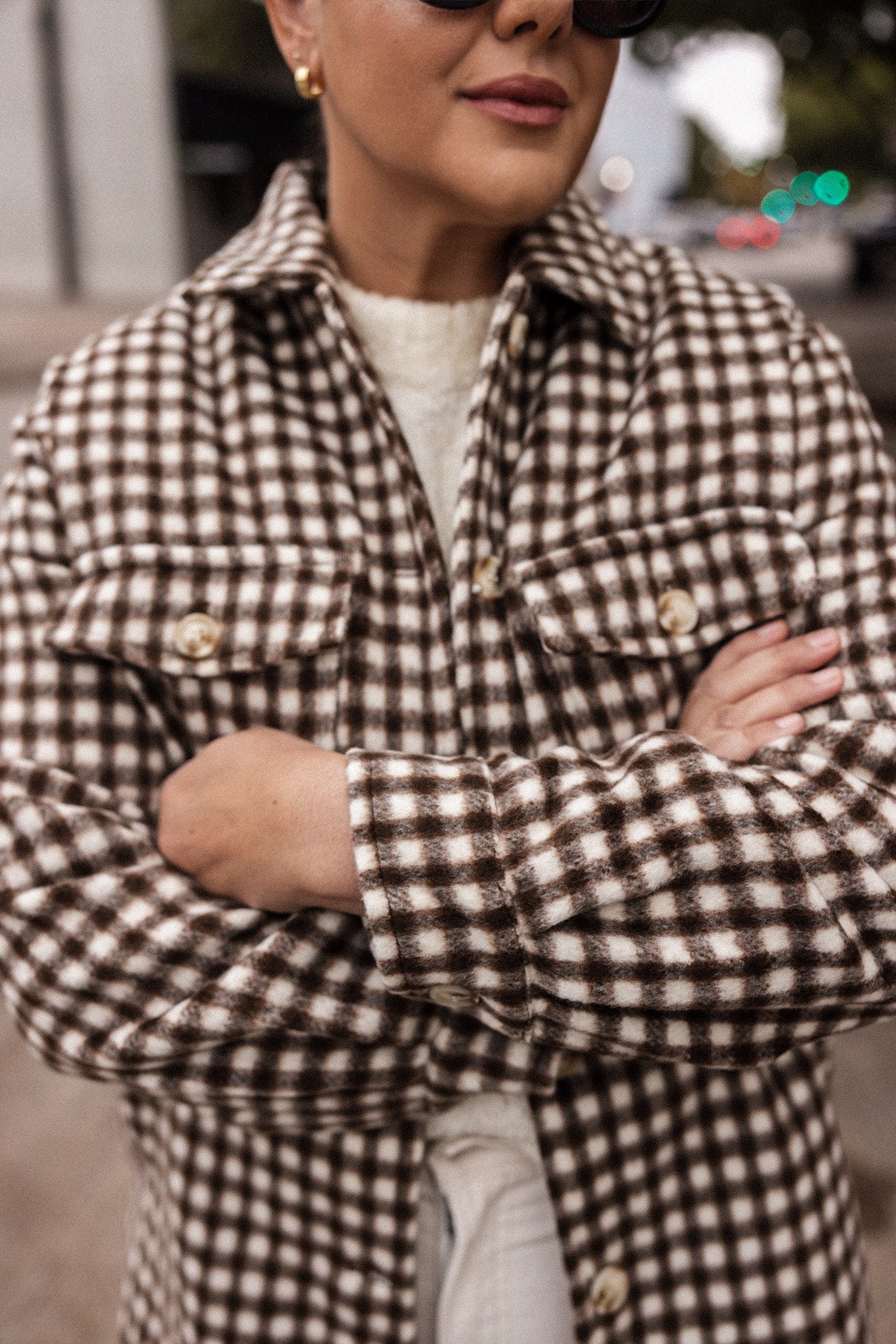 Plaid Overshirt Jacket
