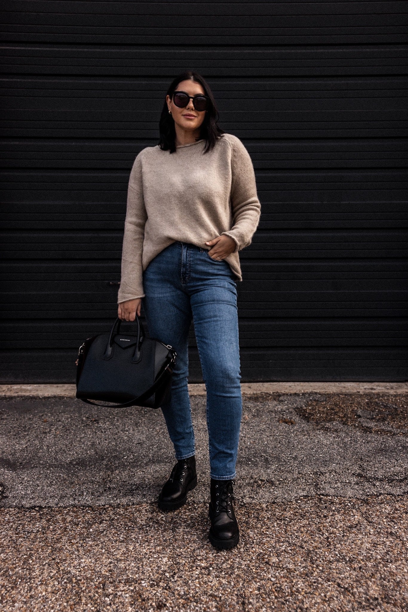 Rolled Edge Sweater