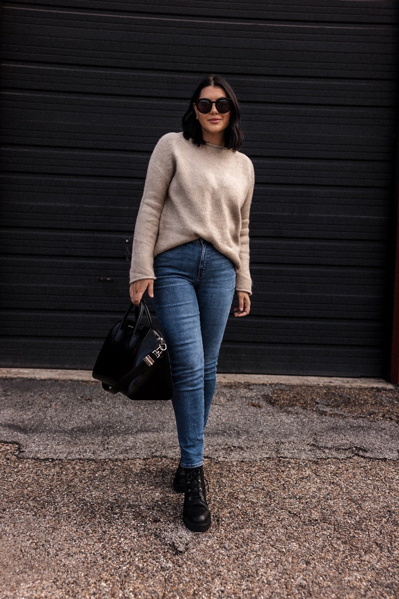 Rolled Edge Sweater