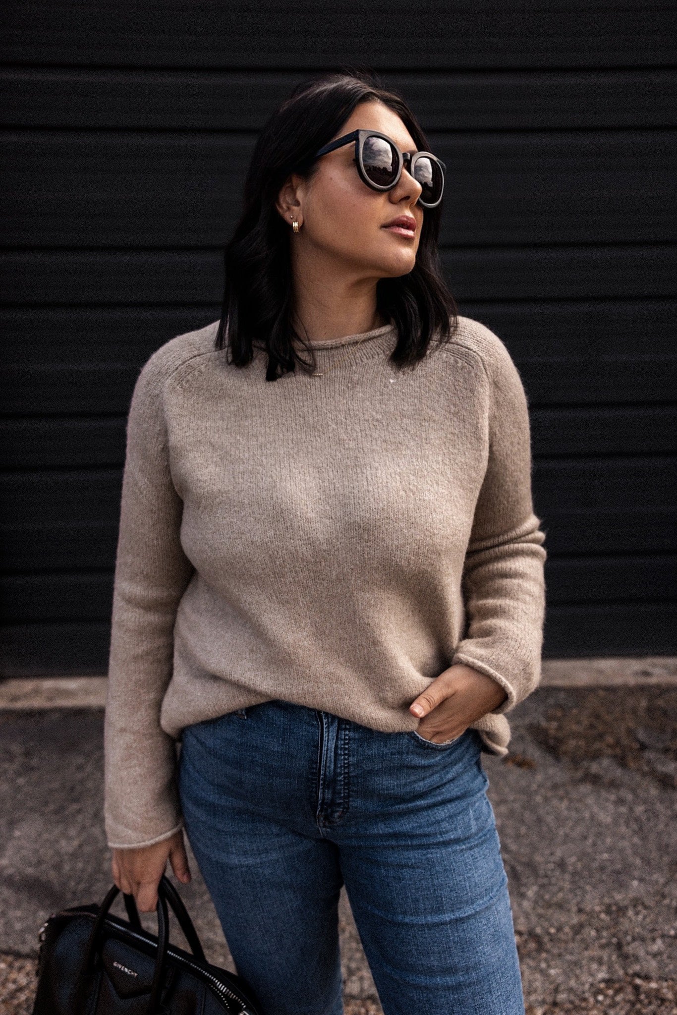 Rolled Edge Sweater