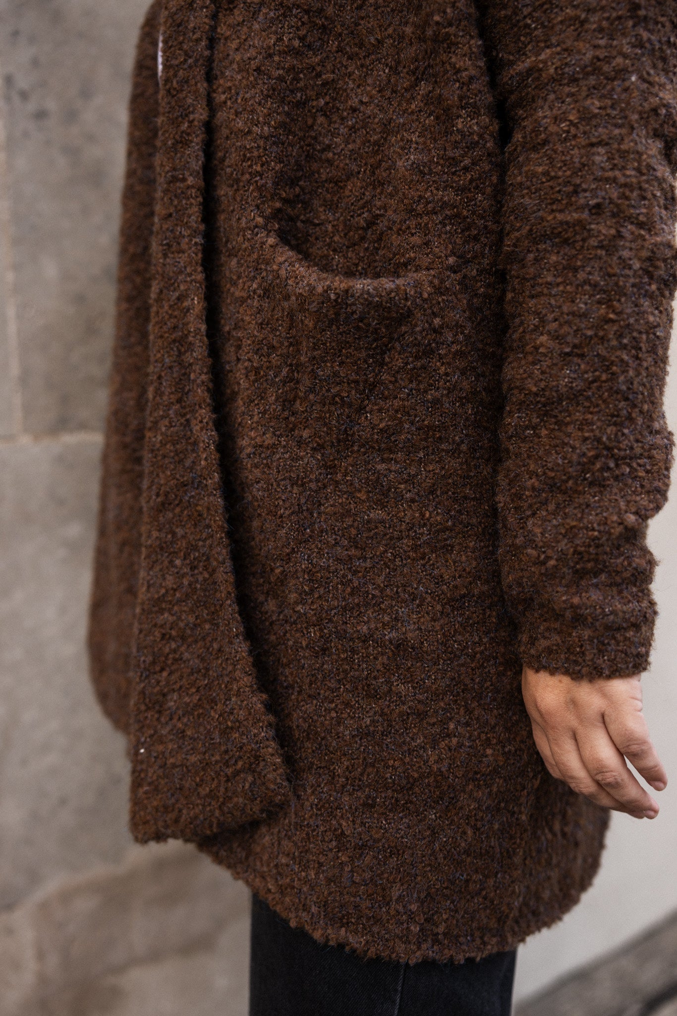 Open Front Shawl Cardigan