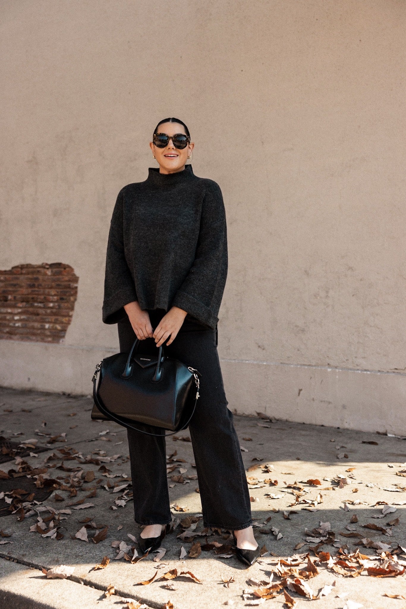 Mock Neck Boxy Sweater