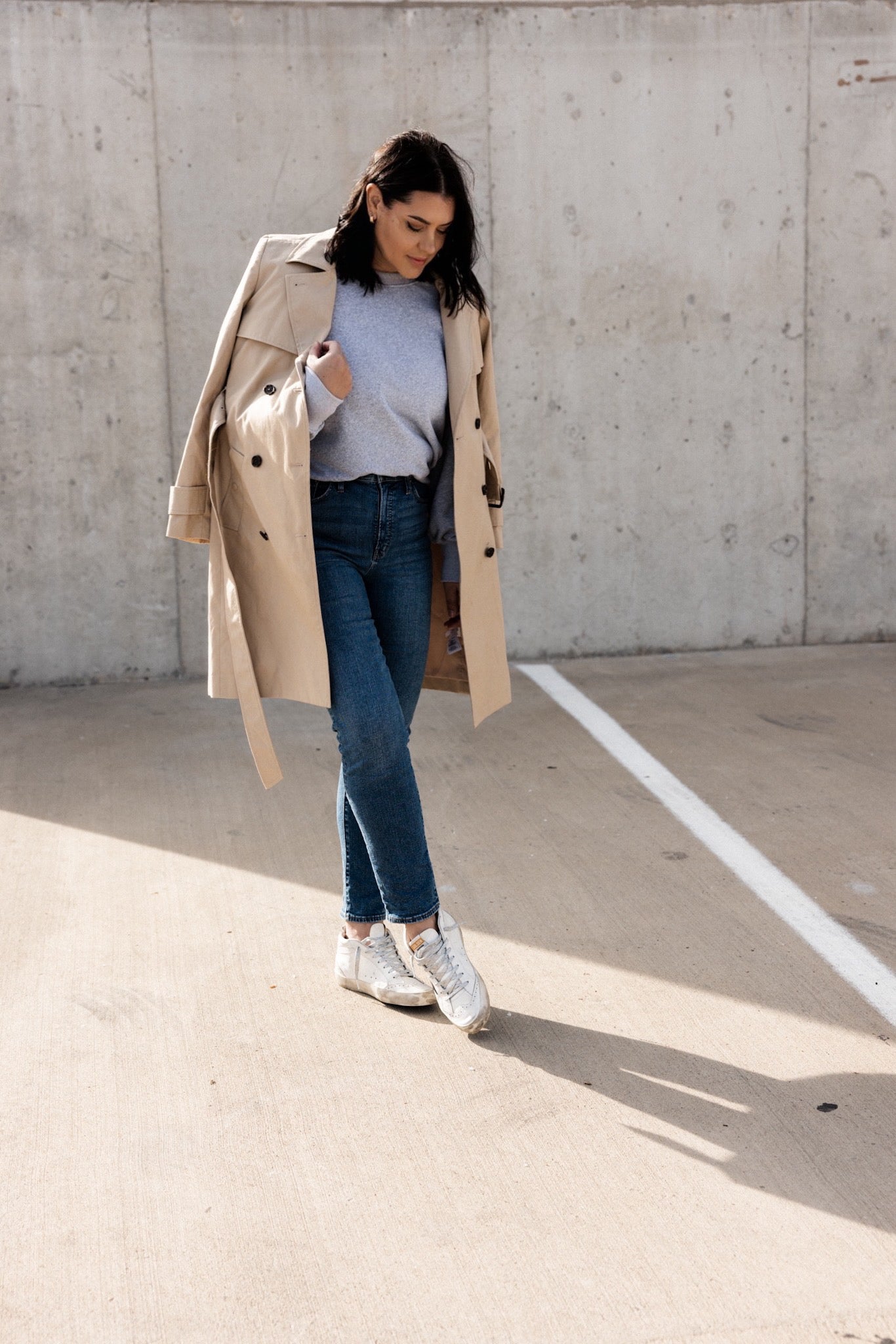 Contrast Trim Sweatshirt