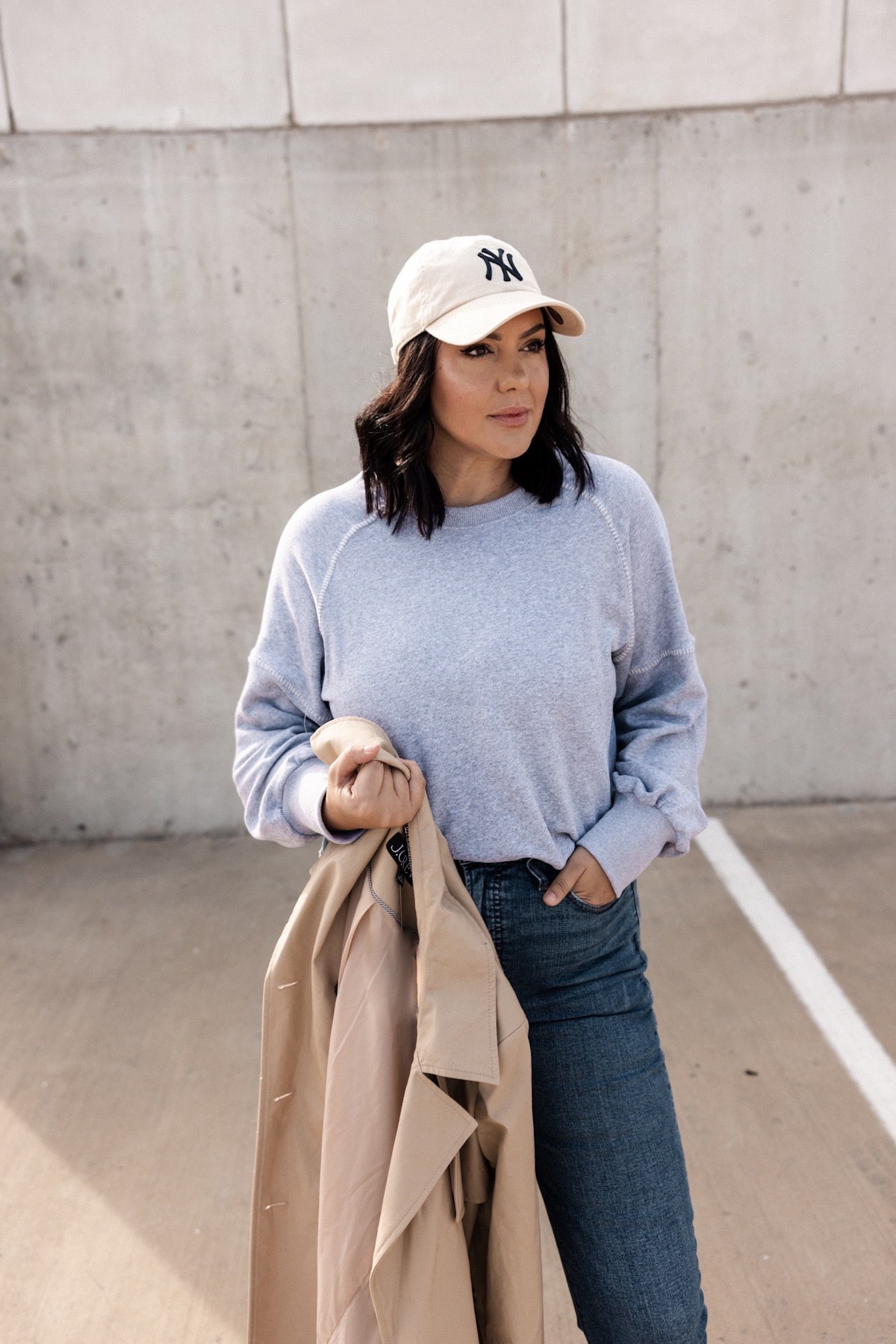 Contrast Trim Sweatshirt