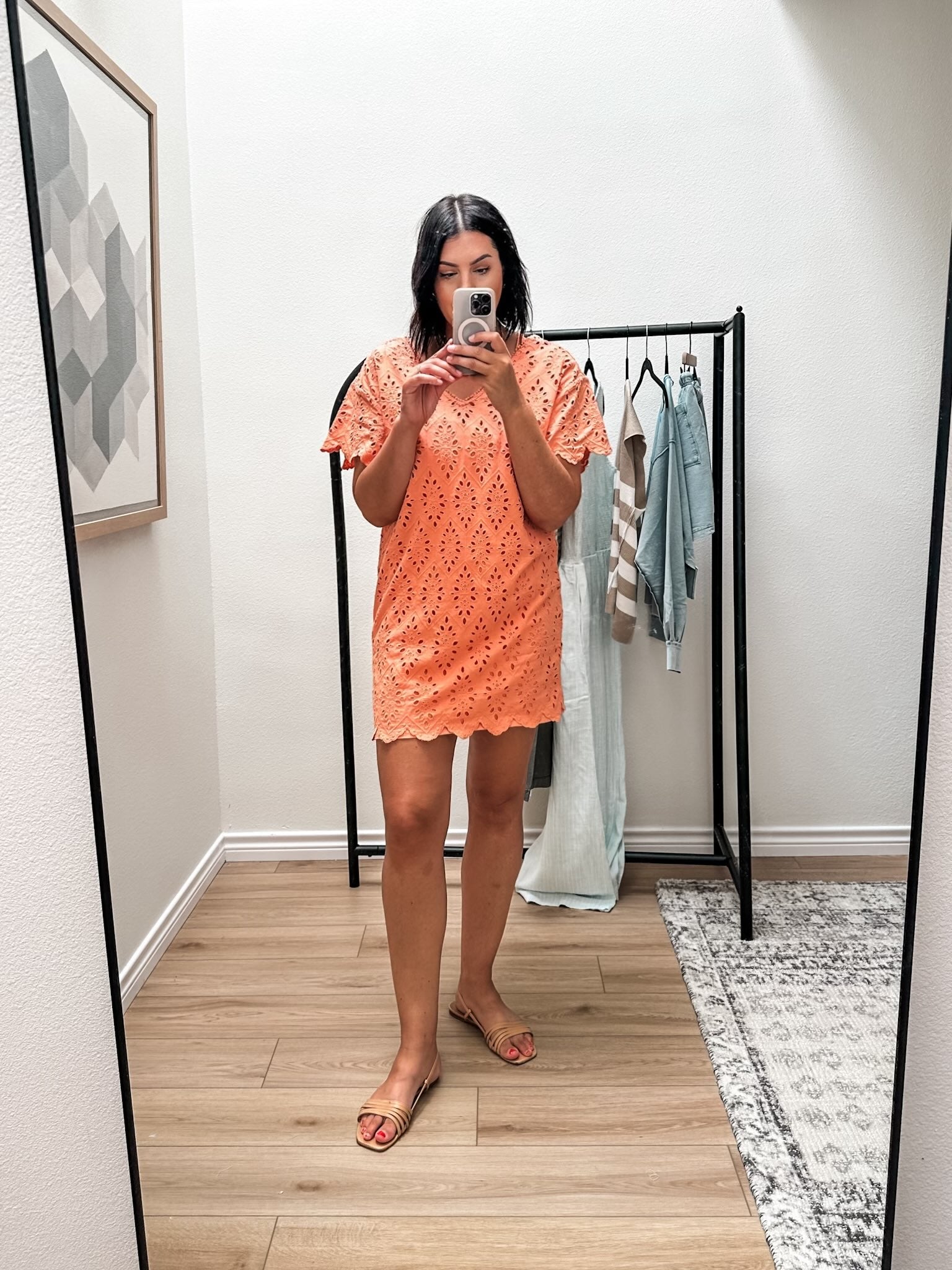 Sandro Eyelet Dress