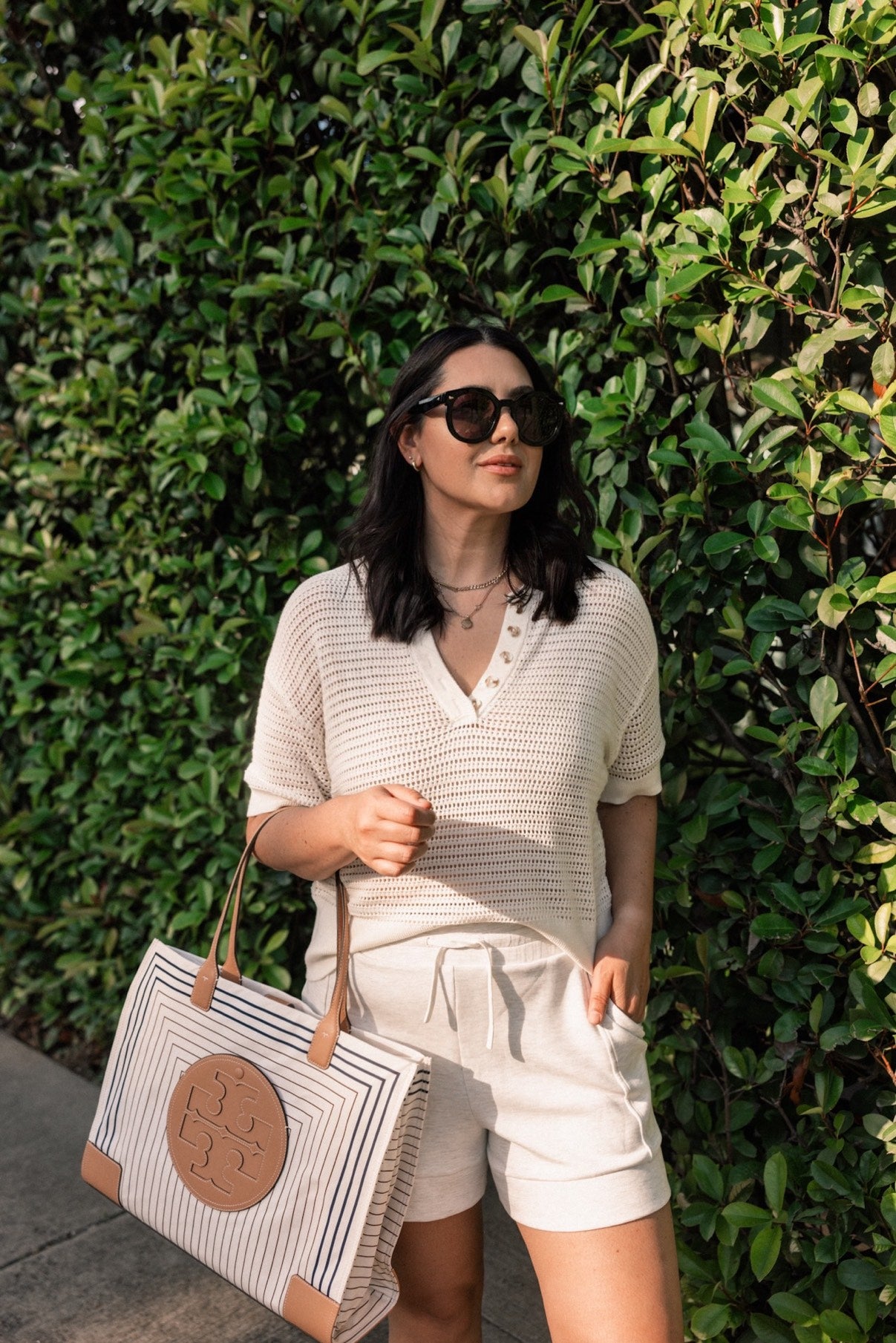 Callie Sheer Knit Cotton Top