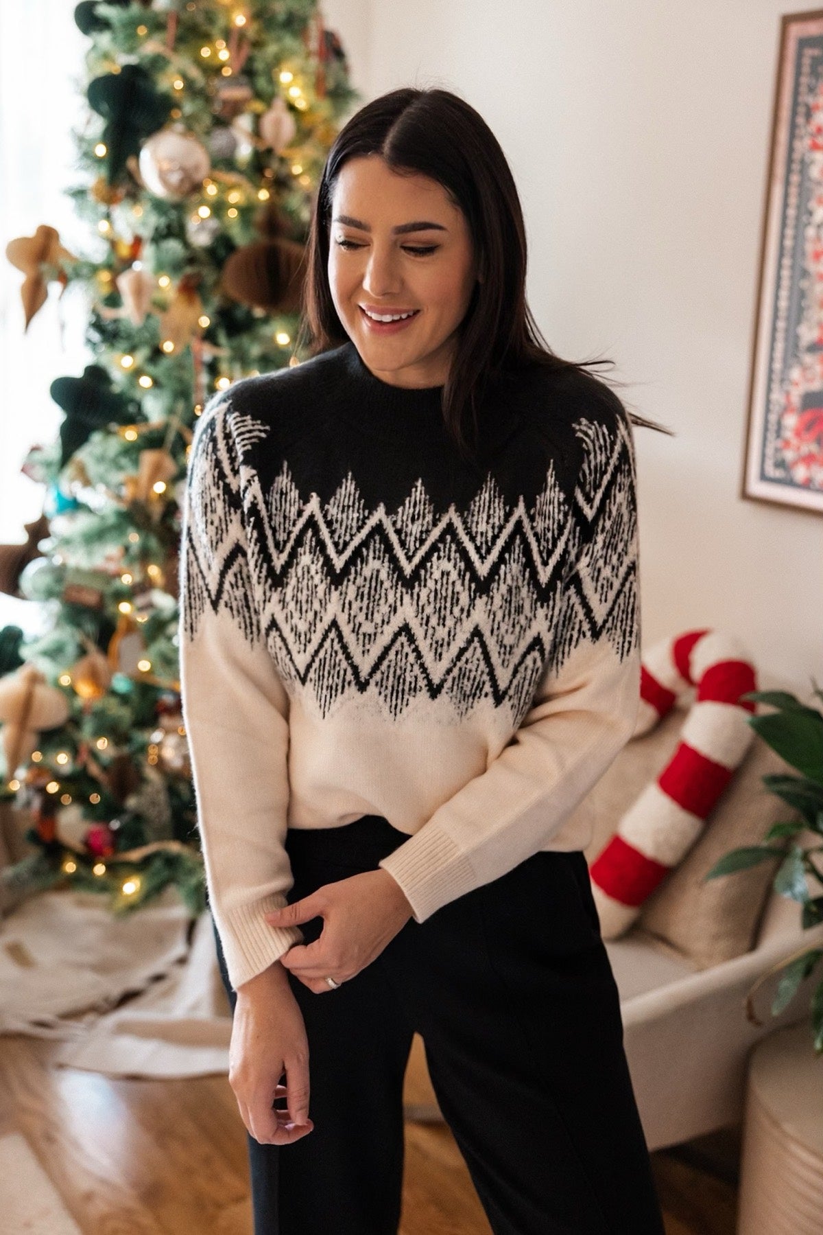 Relaxed Jaquard Sweater