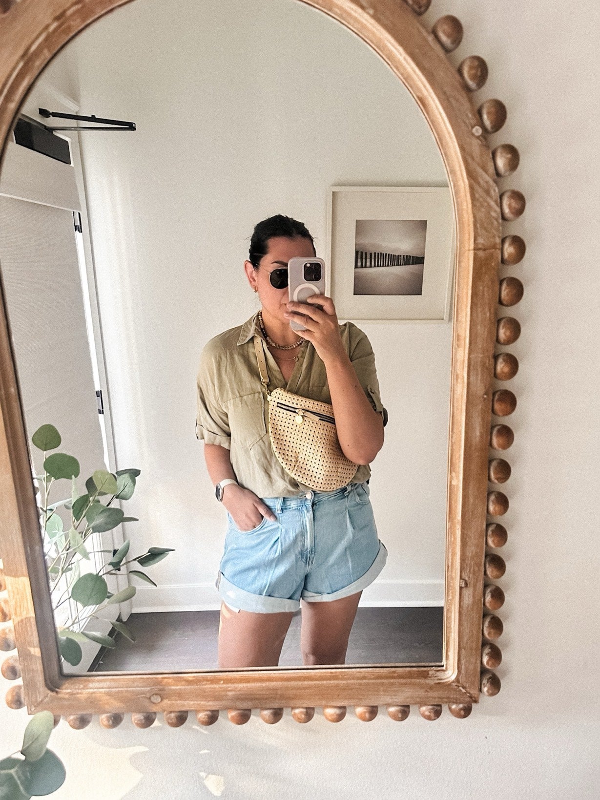 Danni Roll Cuff Denim Shorts