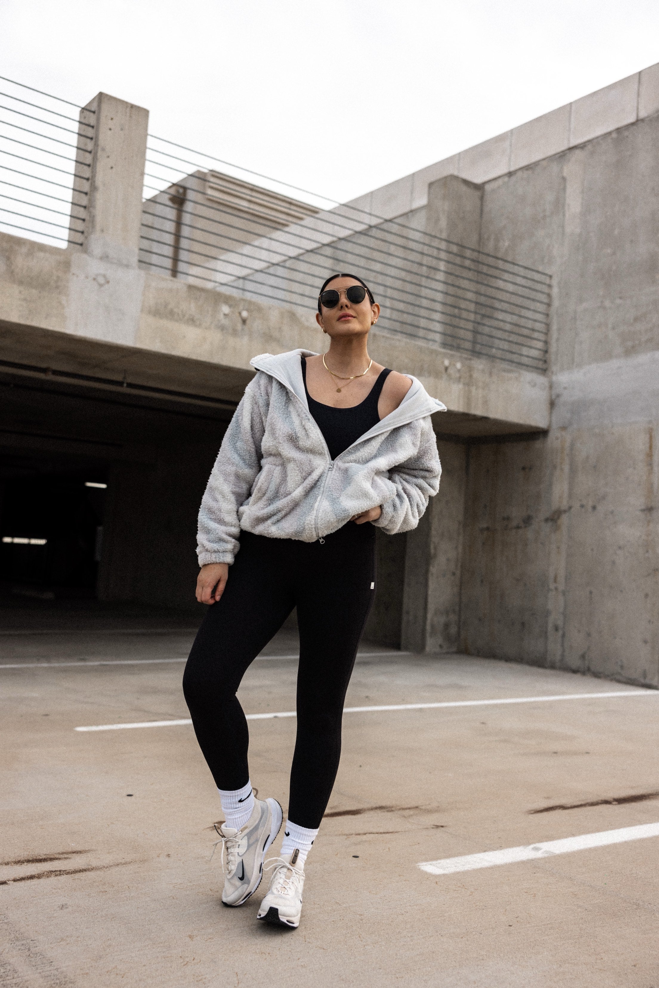 Cloud Soft Boxy Fleece Hooded Jacket