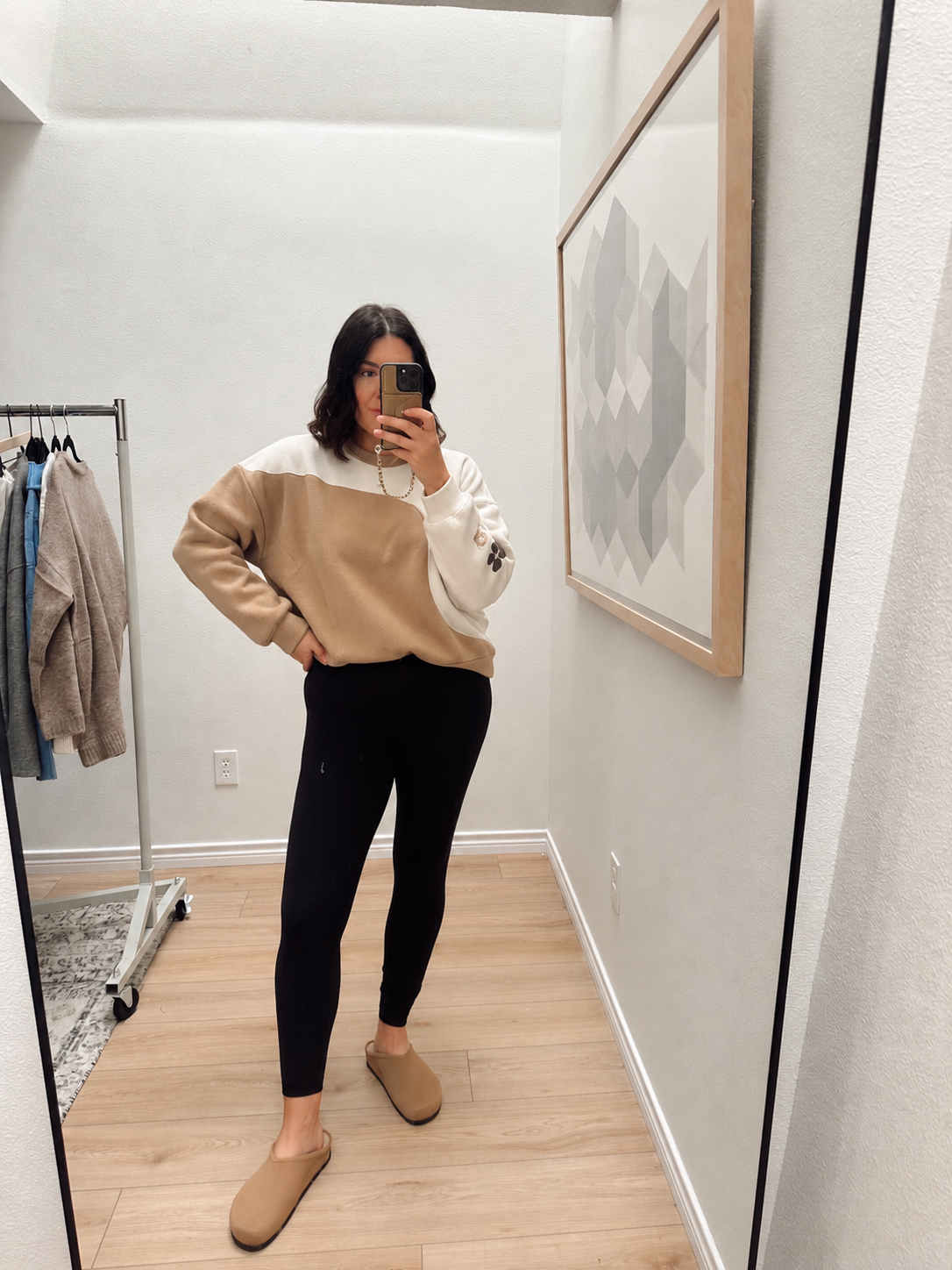 Colorblock Fleece Sweatshirt