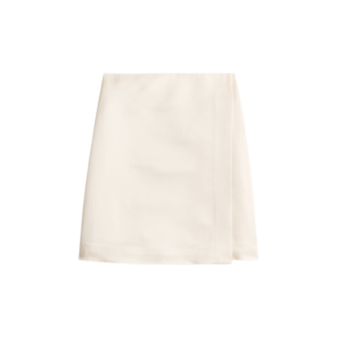 White wrap skirt sales 5x7