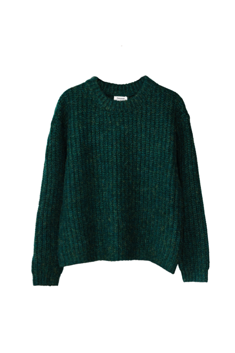 Crew Neck Ribbed Sweater