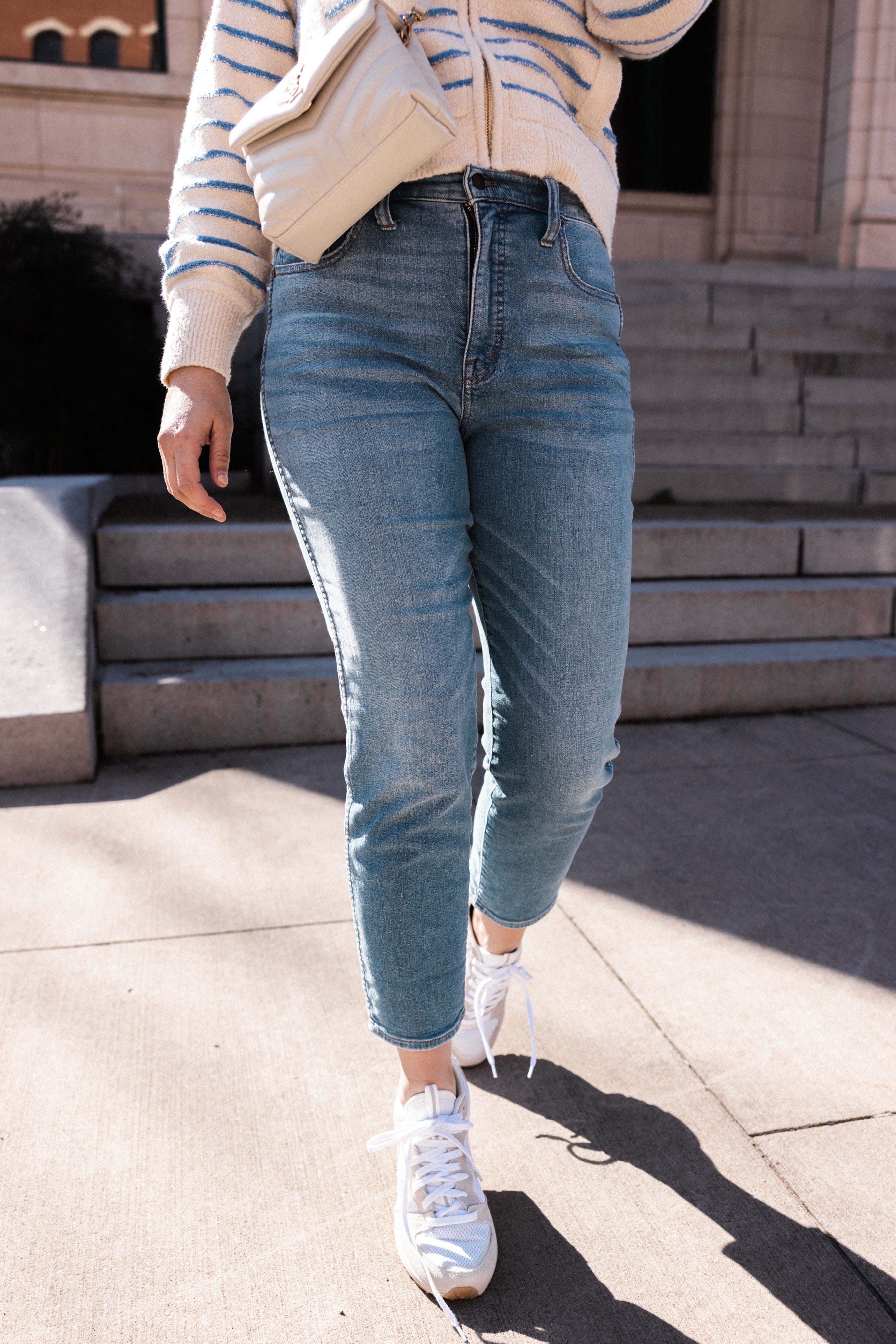 Stovepipe Jeans in Euclid Wash