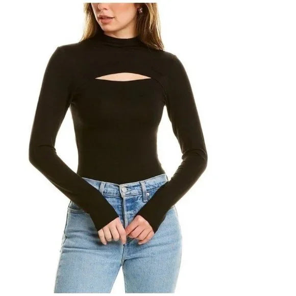 Cut Out Long Sleeve Bodysuit
