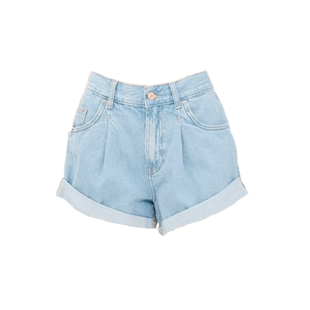 Danni Roll Cuff Denim Shorts