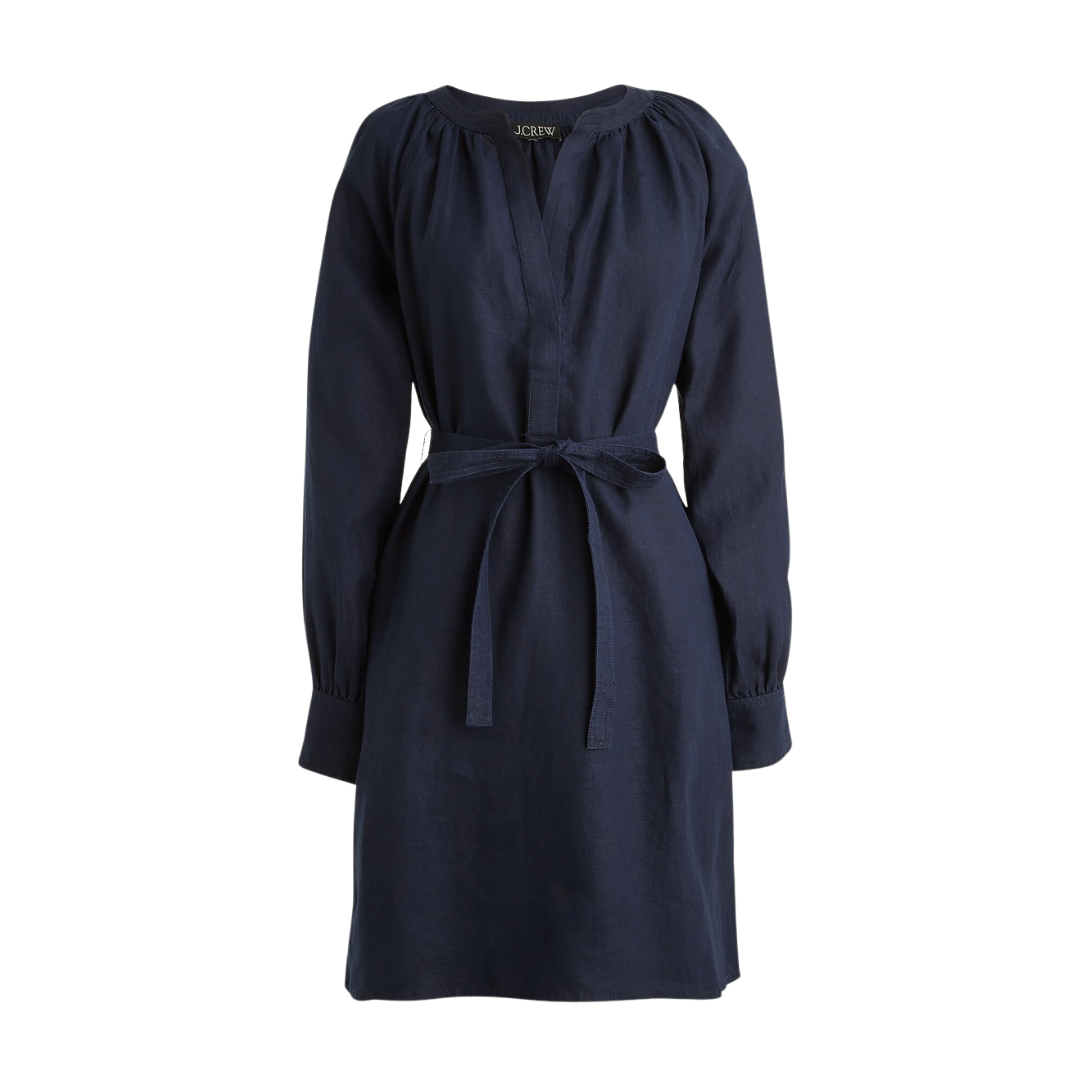 Cabana mini dress in linen