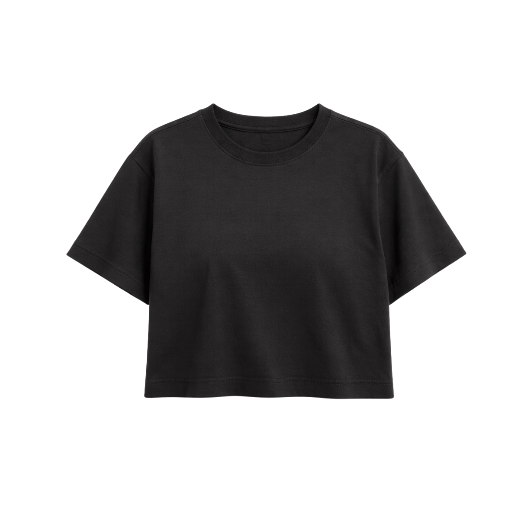 All Yours Organic Cotton Cropped T-Shirt