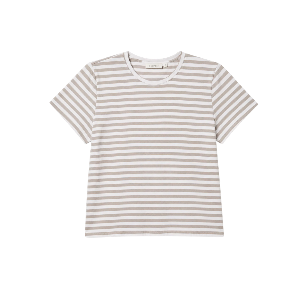Louisa Short Sleeve Striped Tee