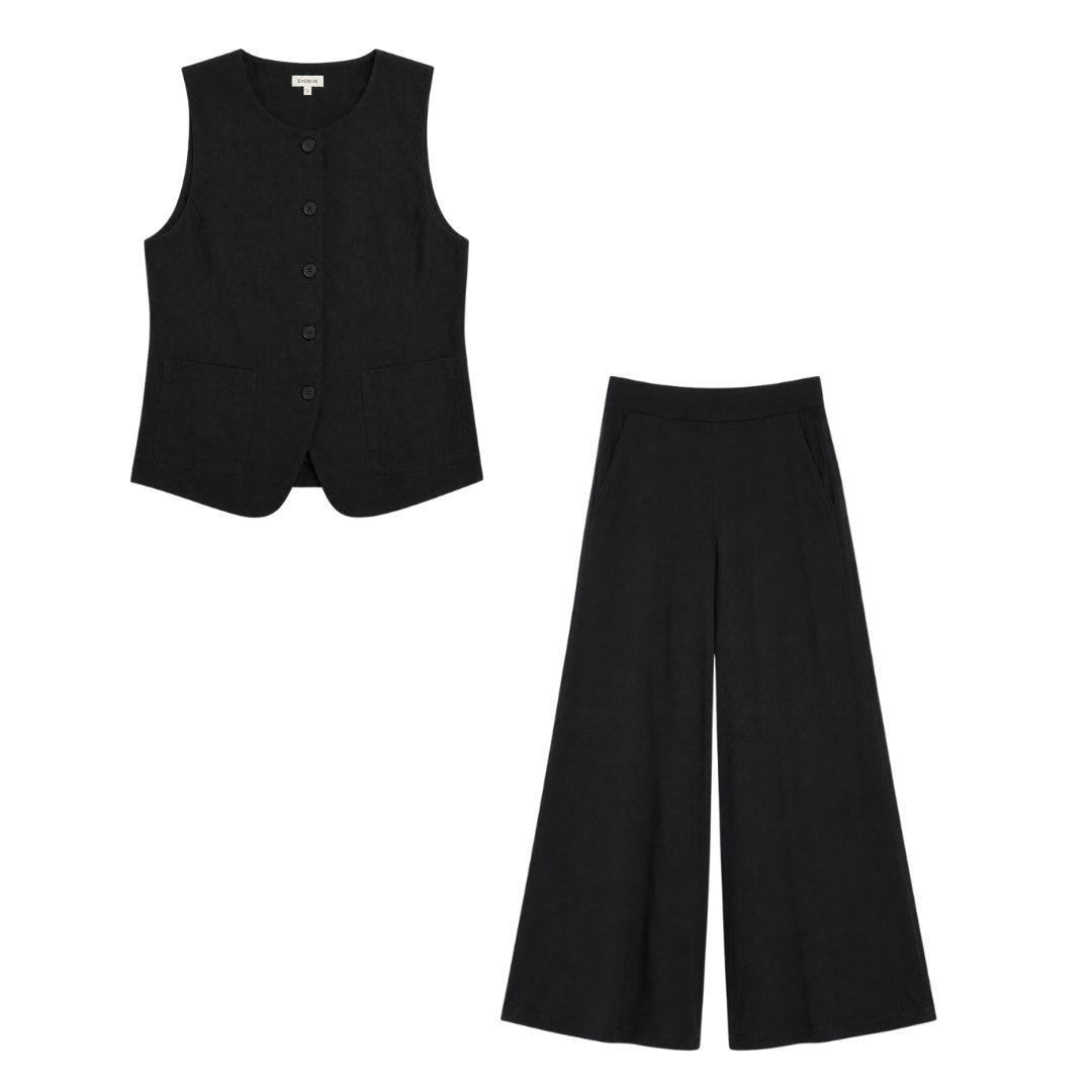 Linen Pants Set
