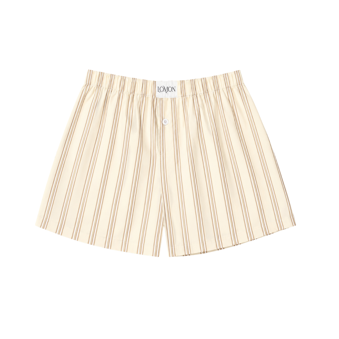 Striped Womens Boxer Shorts