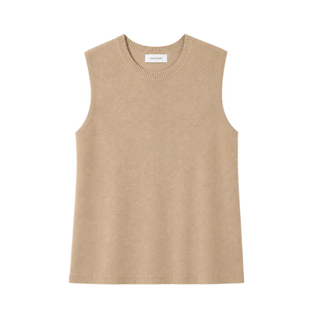 Sleeveless Knit Top