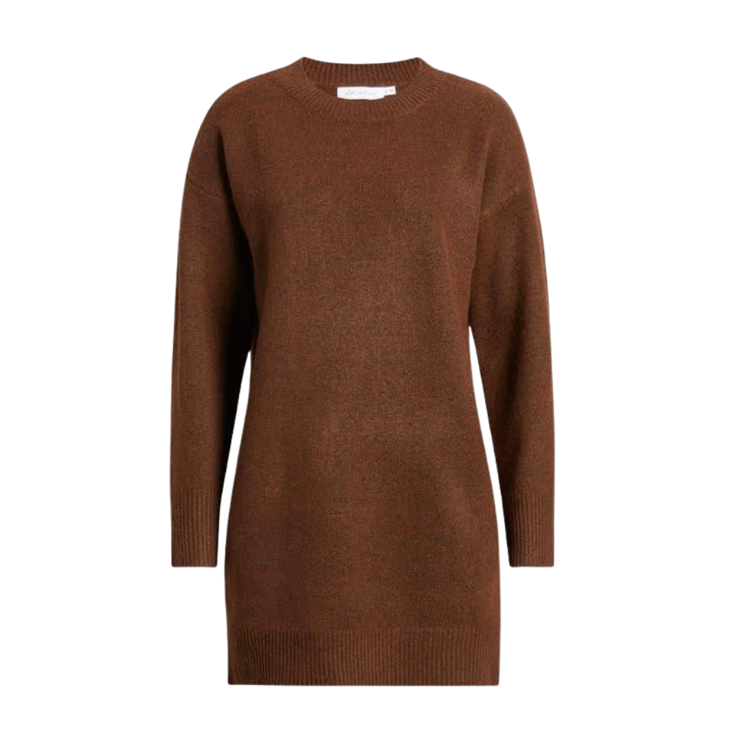 Long Sleeve Sweater Mini Dress