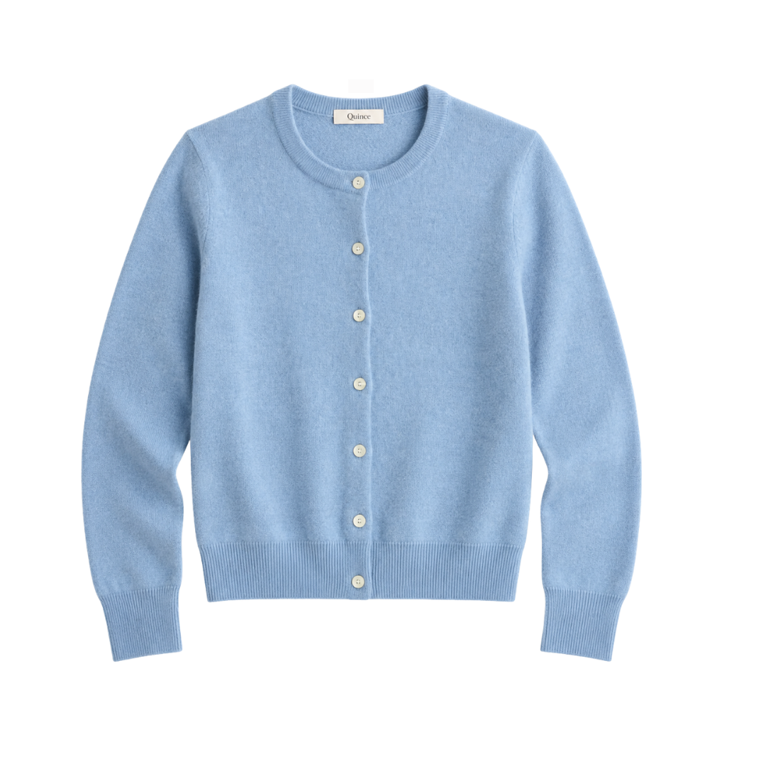 Mongolian Cashmere Cardigan Sweater