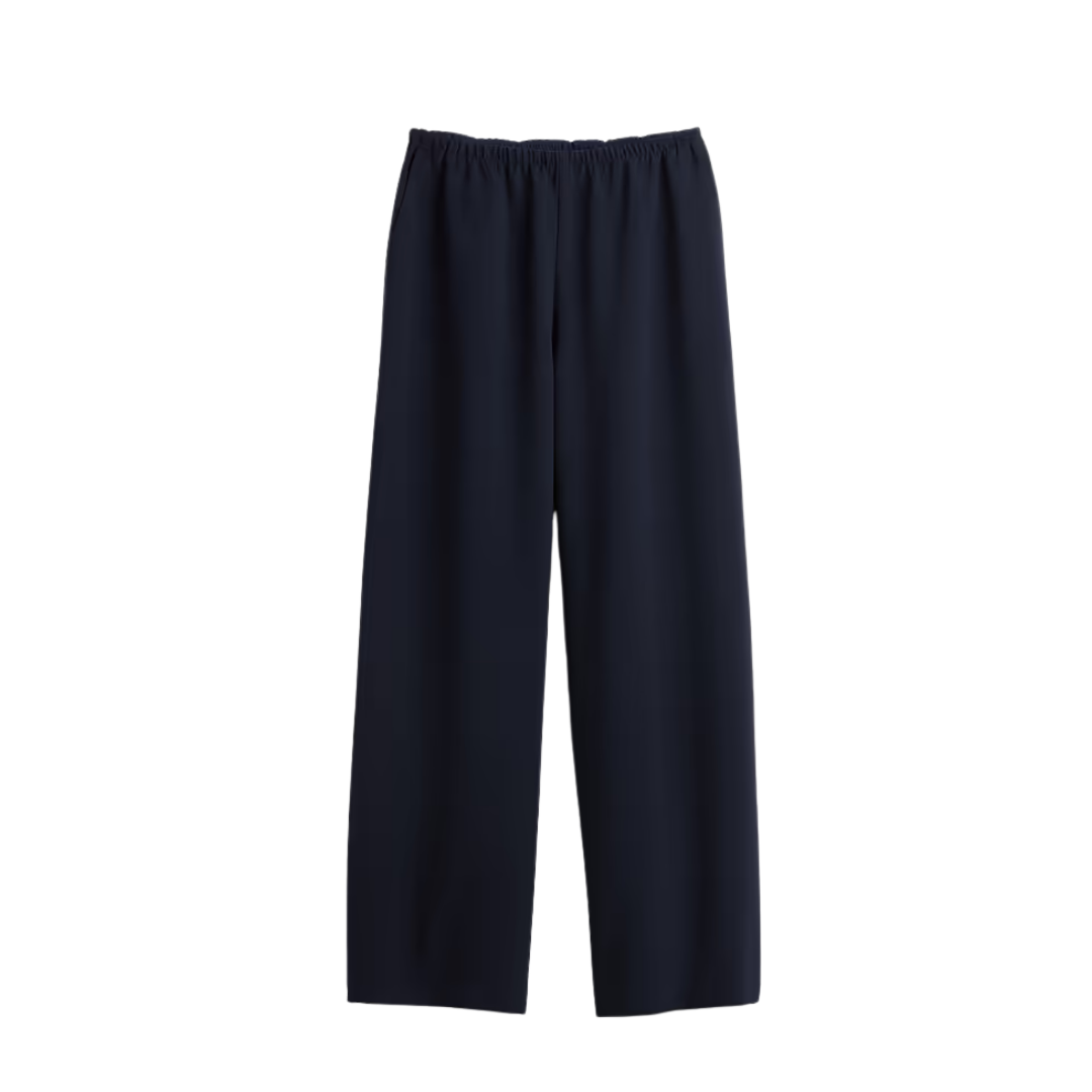 Easy Wide-Leg Pants